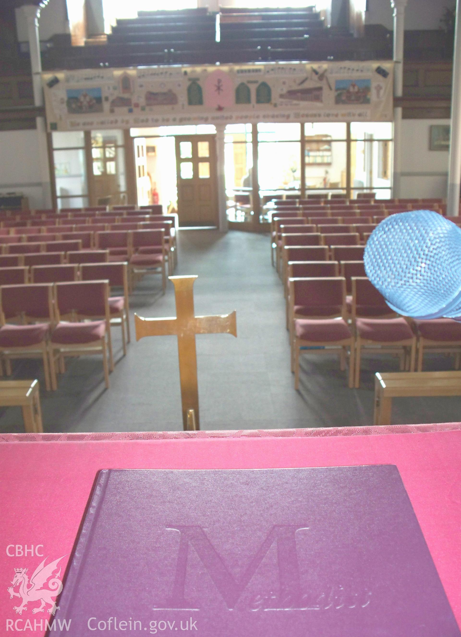 Gallery & body of the chapel from the pulpit.