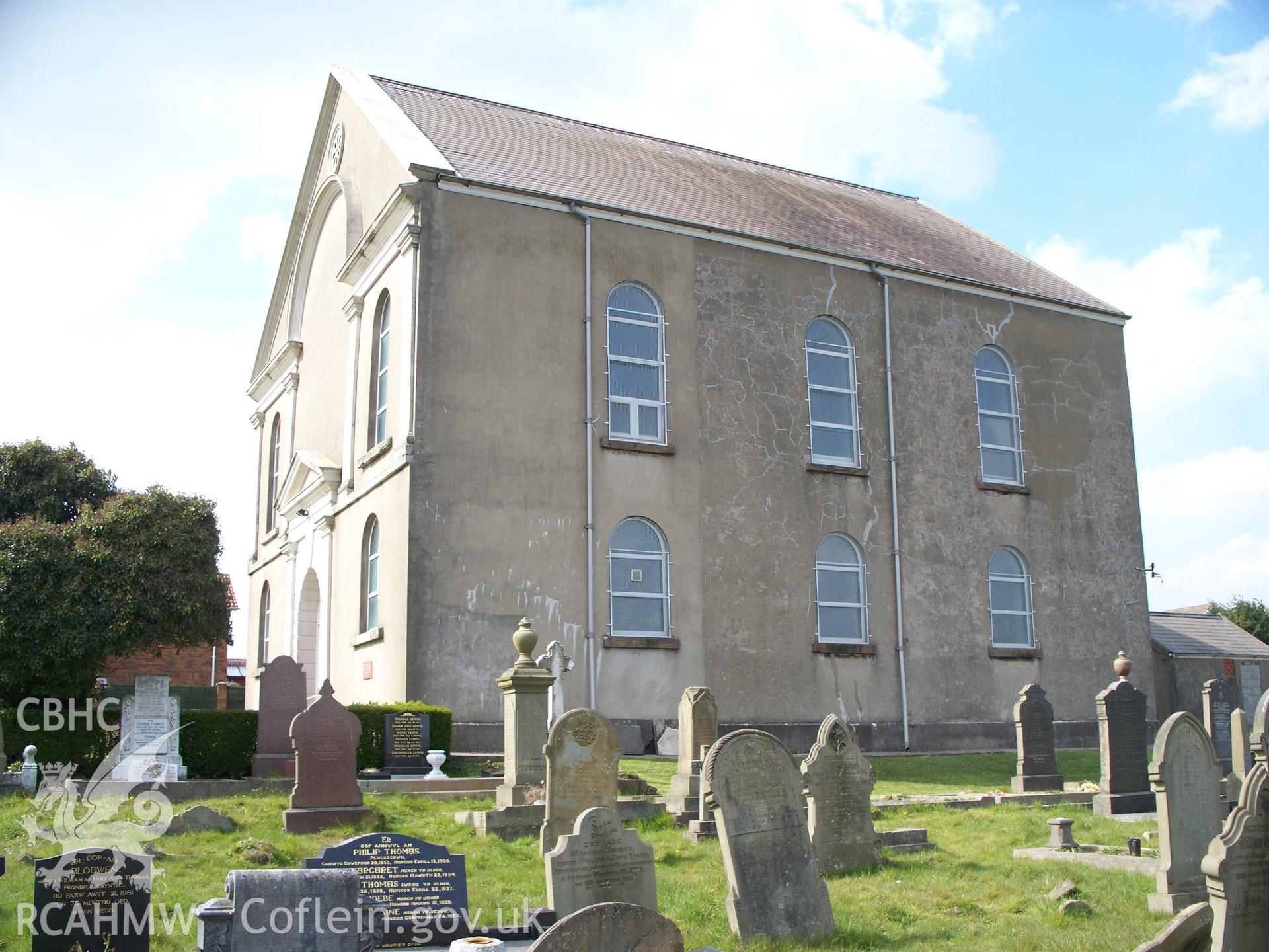 SE & SW sides & burial ground from the South.
