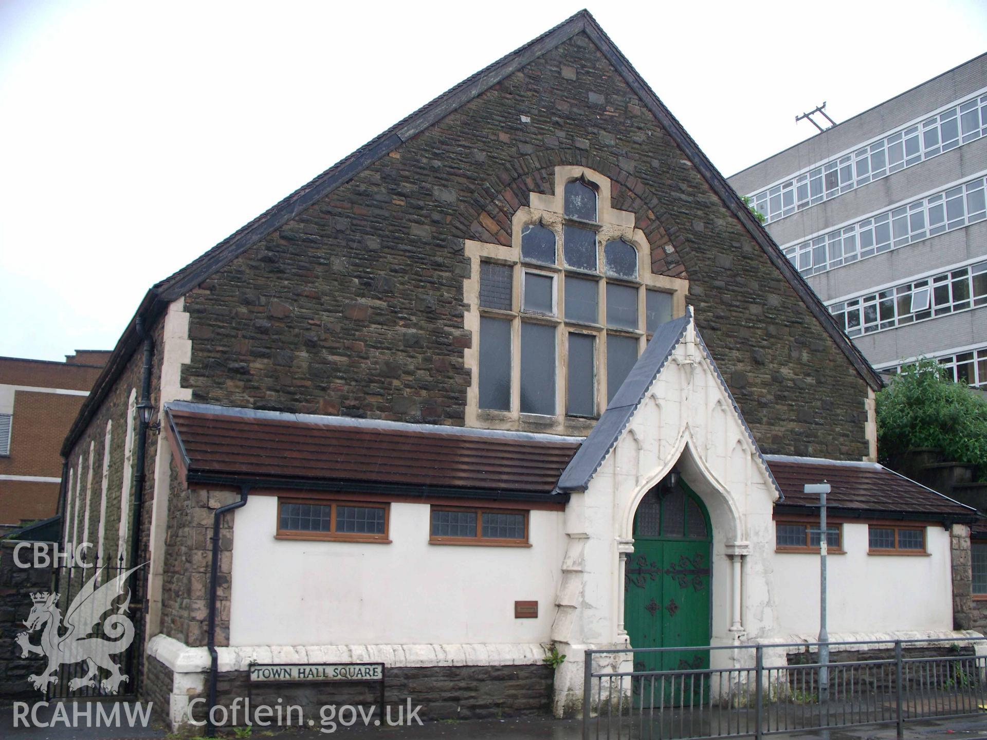 North-west gable entrance fa?ade.