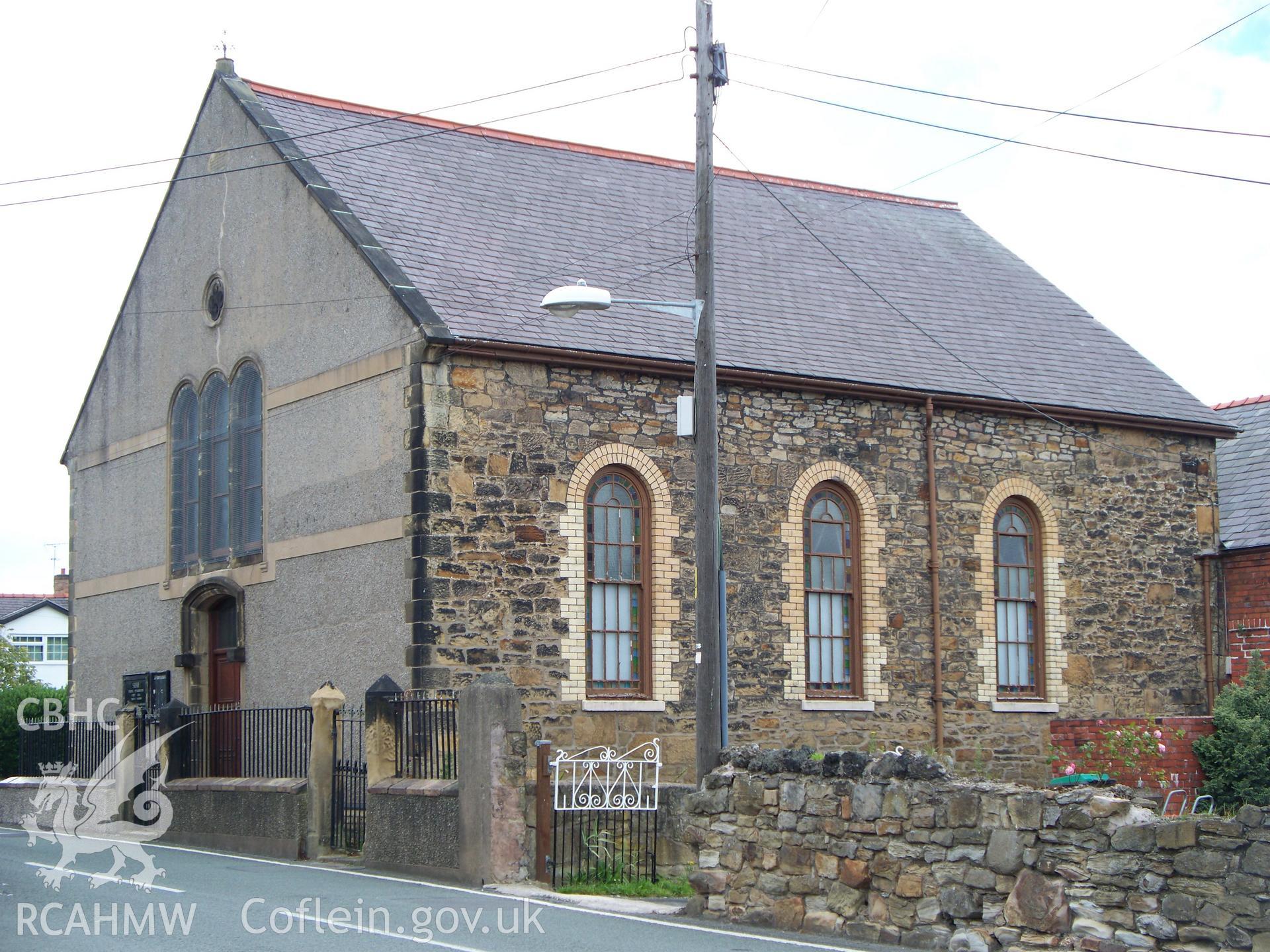 East side and south Stryt Isa gable-end entrance facade.