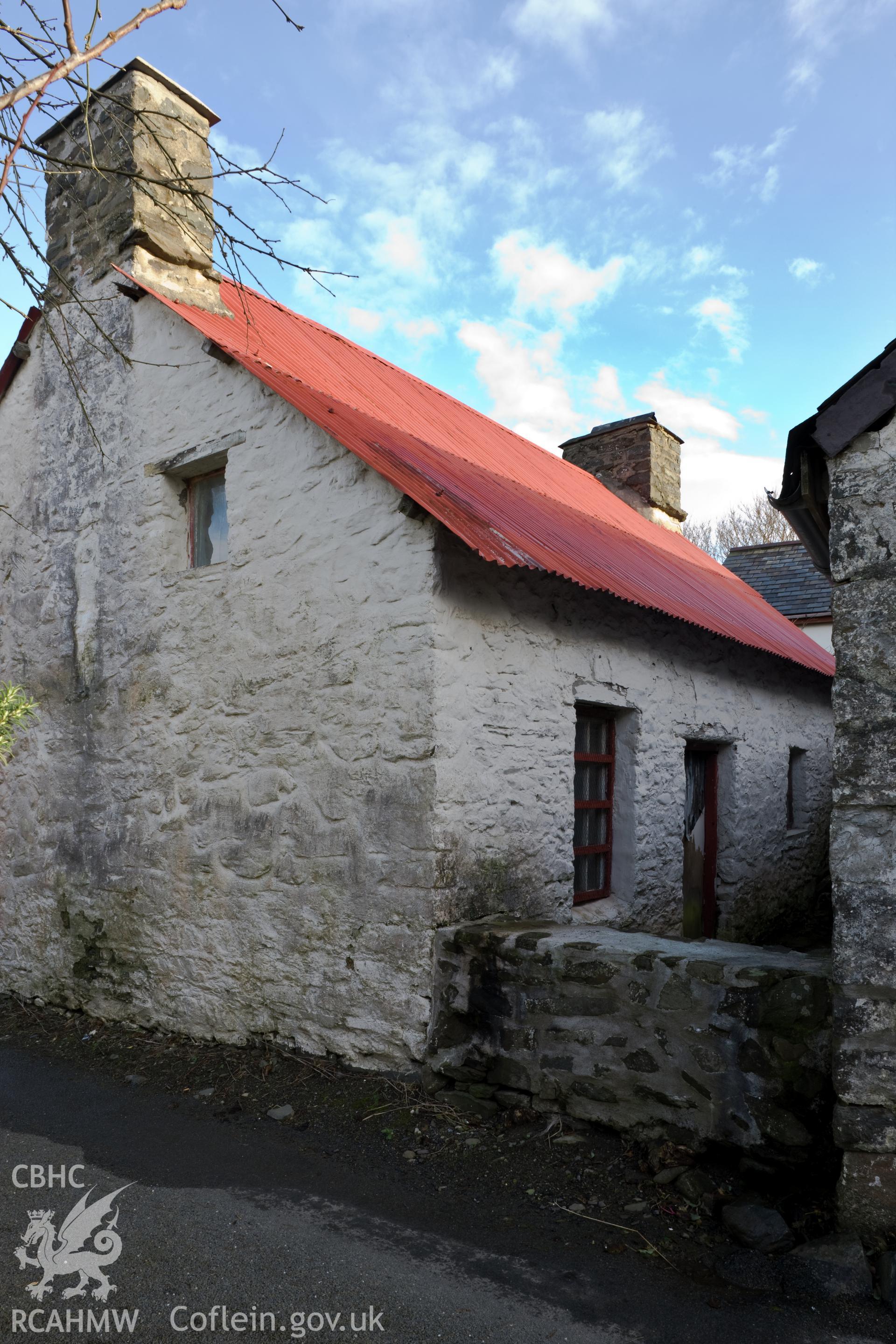 Exterior from southwest.