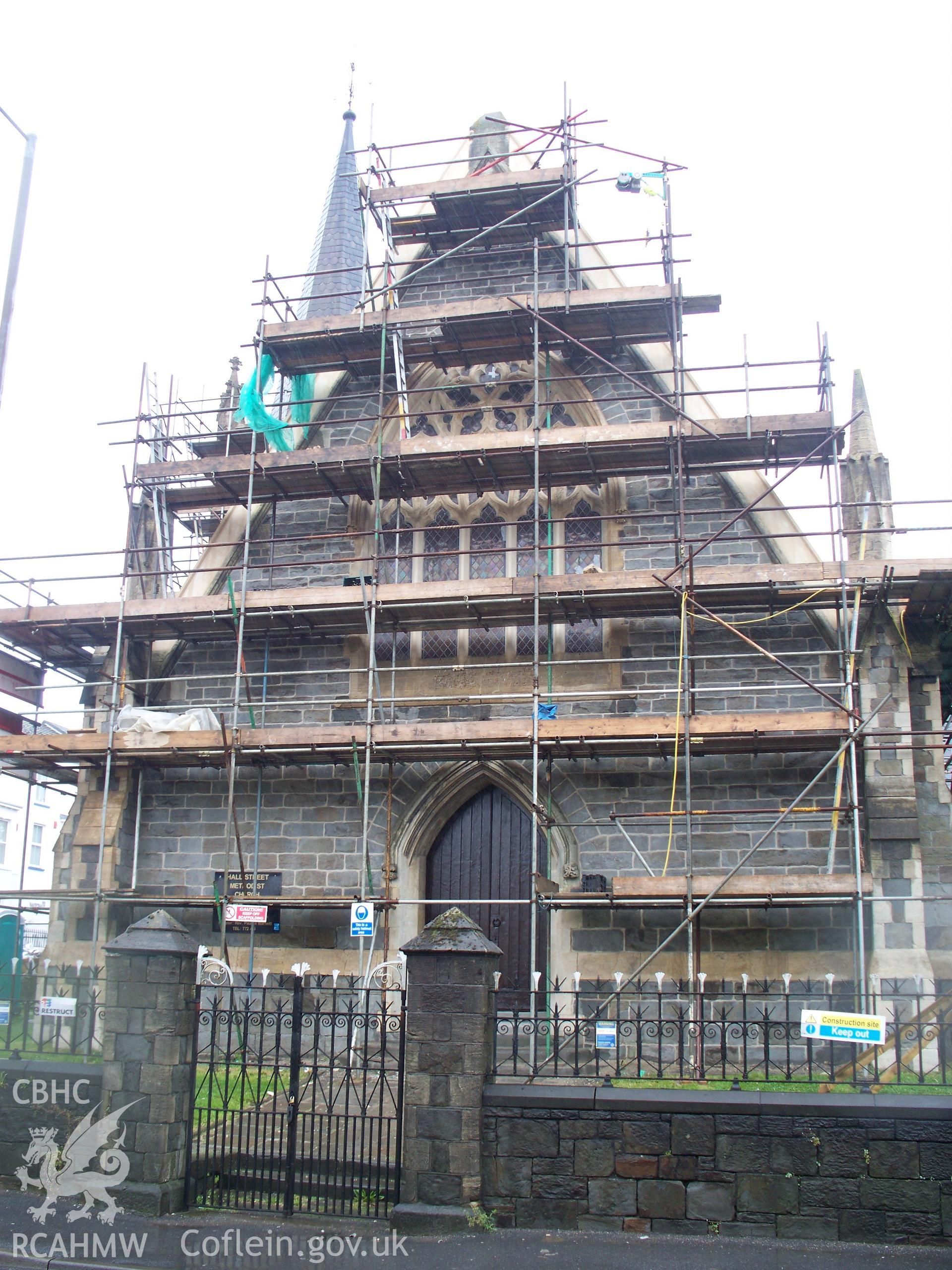 South-west Hall Street gable.
