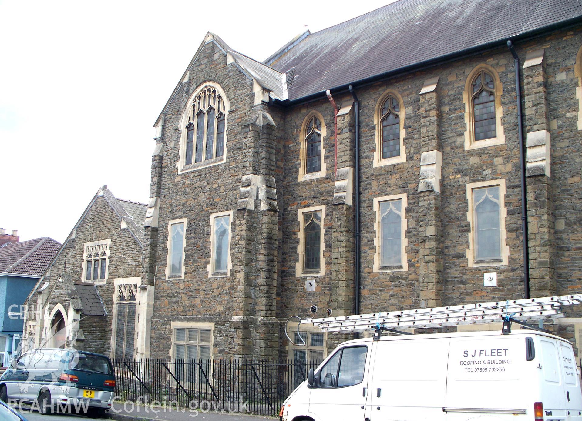 South rear of the east side from the NE.