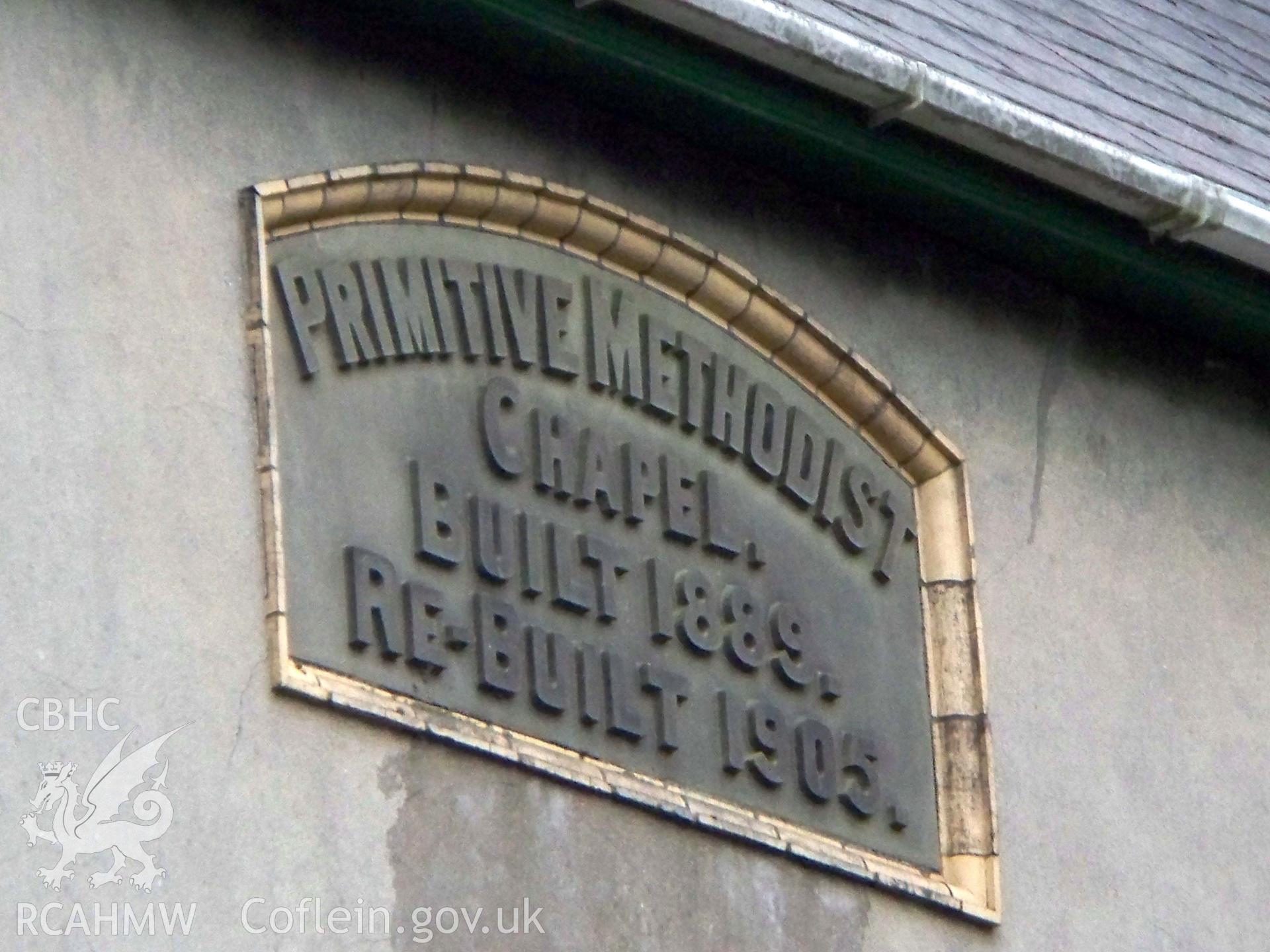 South-east 1905 plaque over the door.