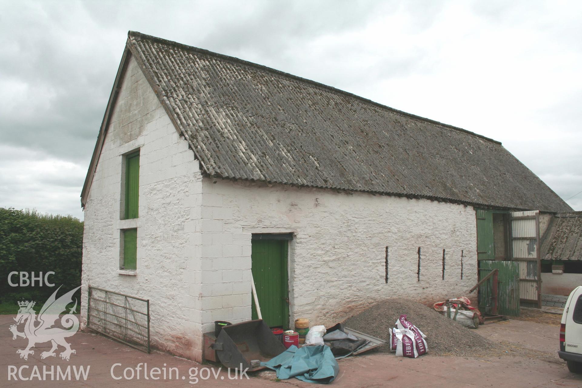 View of barn from south-east.