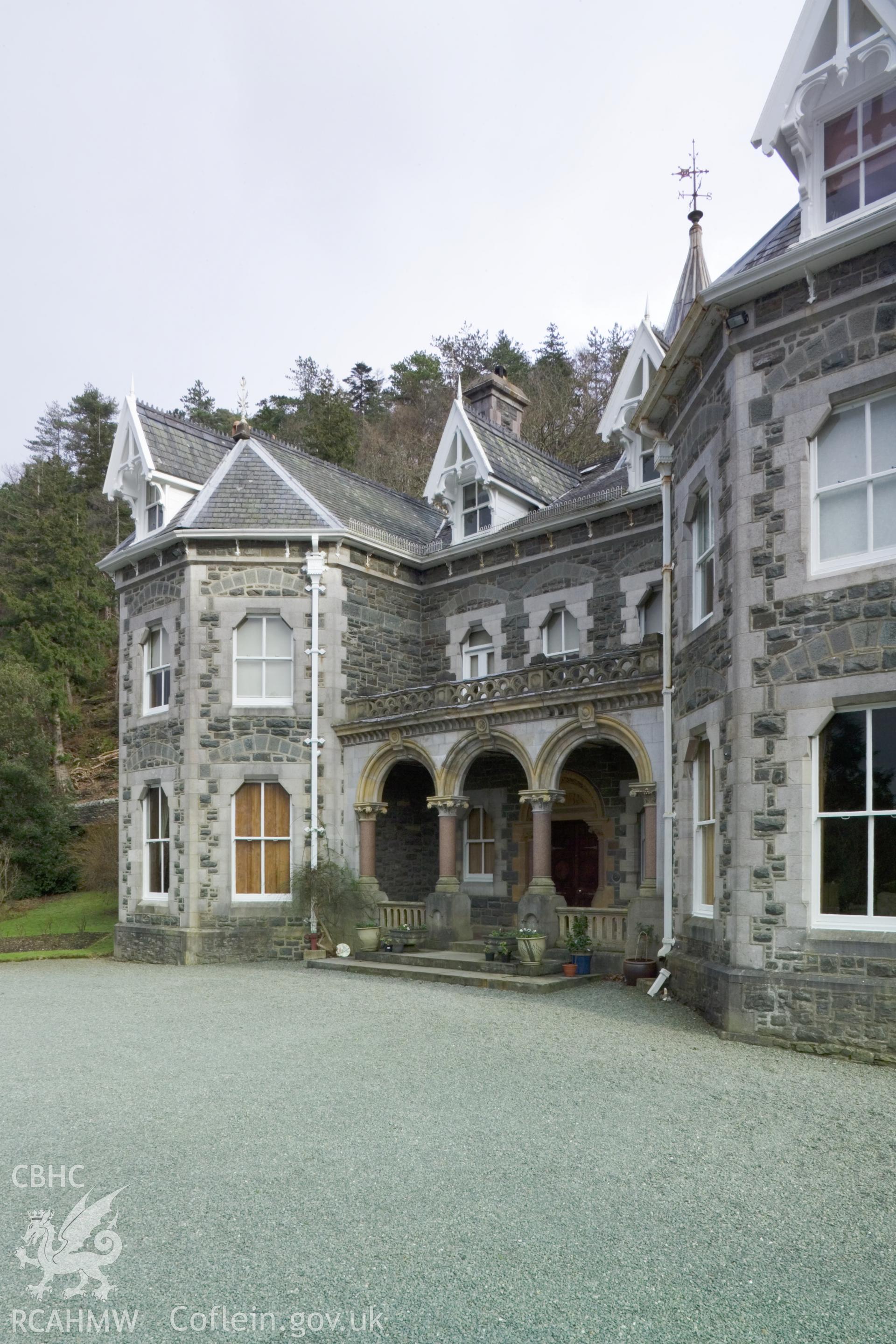 Exterior from southwest.