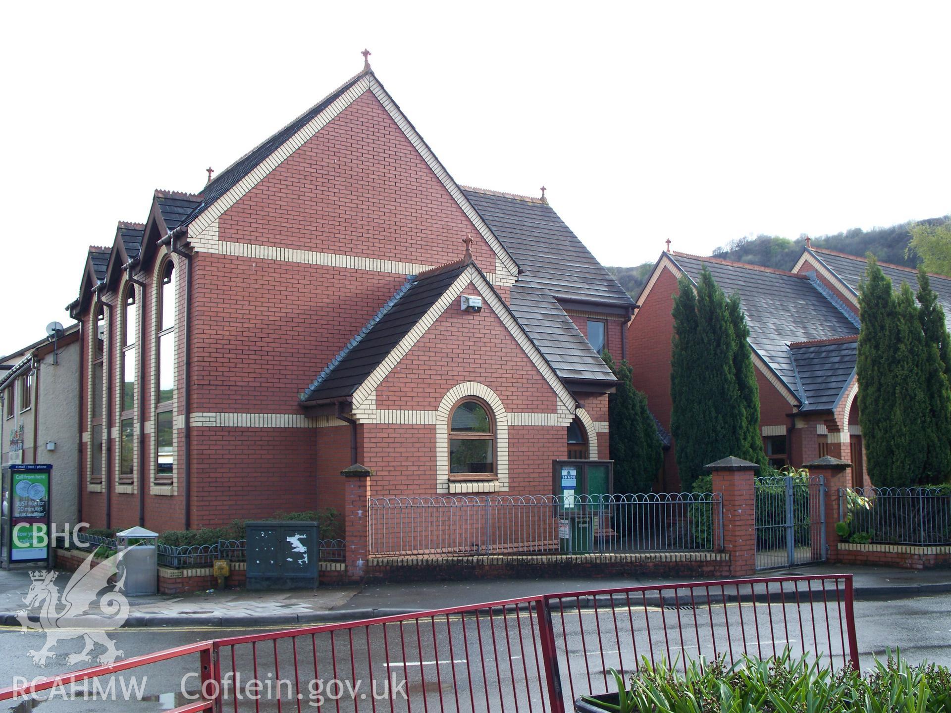 Sunday School/Hall building from NW (Dan-y-graig).
