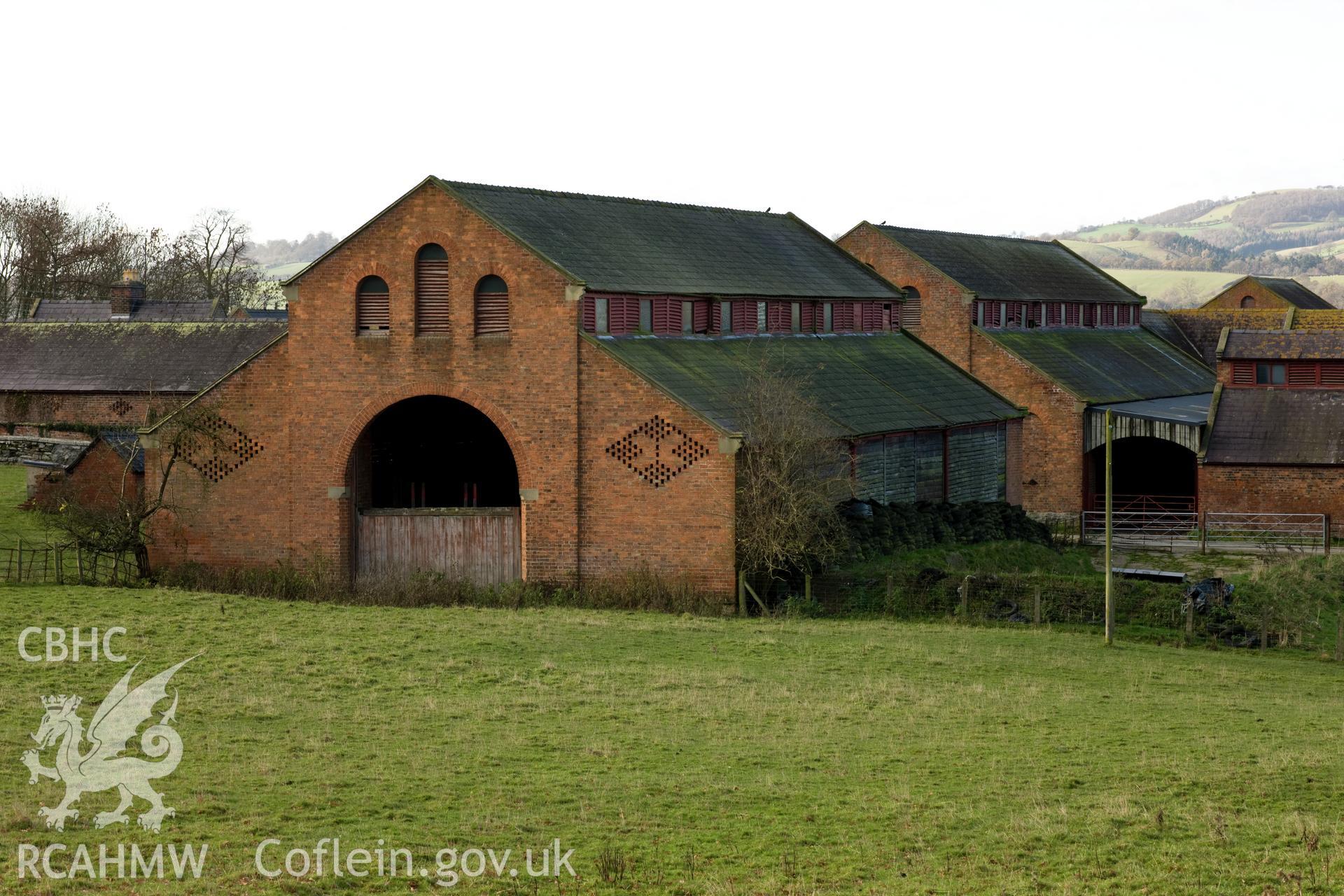 Hay barn from the north northwest.