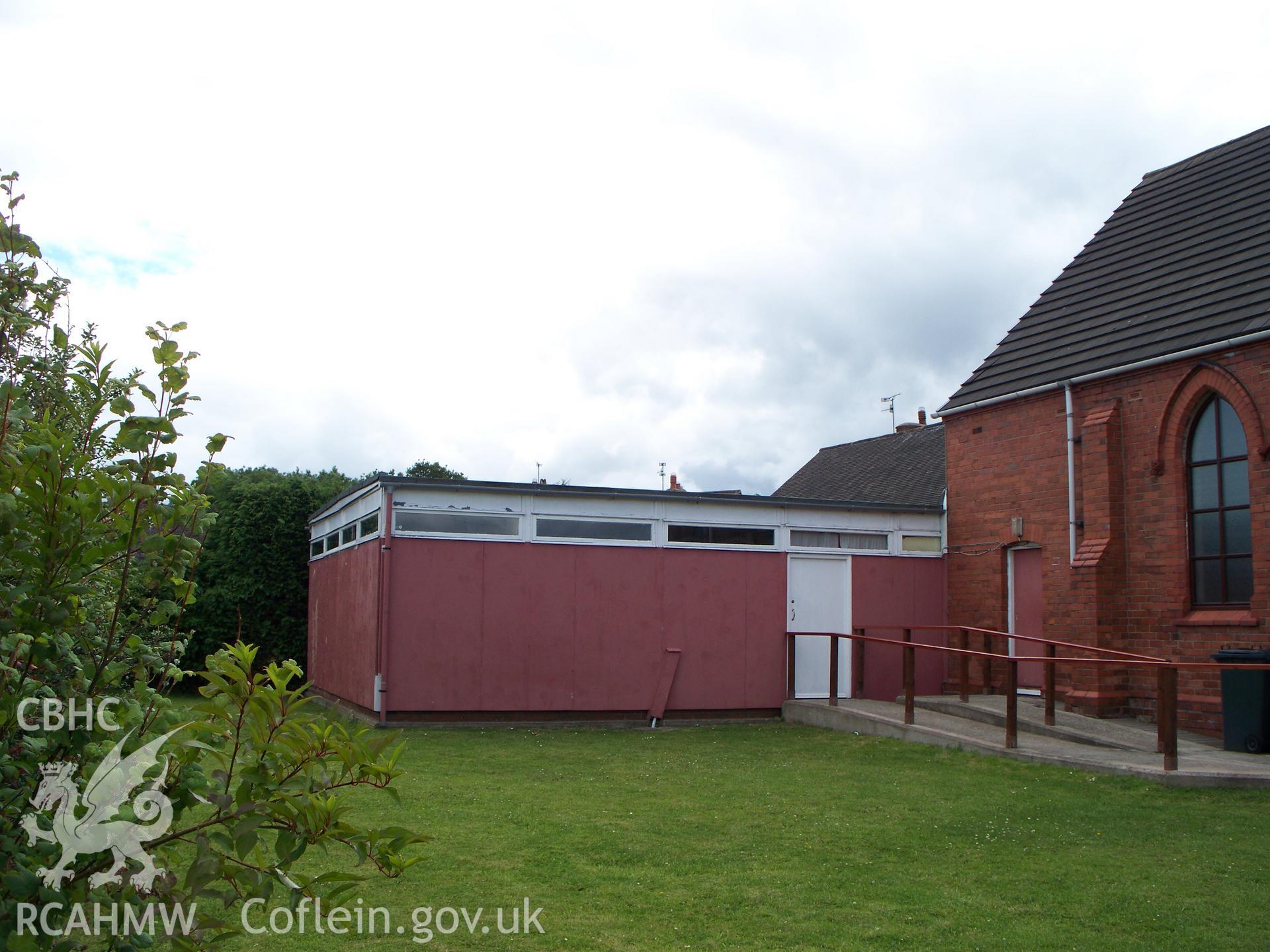 North-east side of the Sunday School.