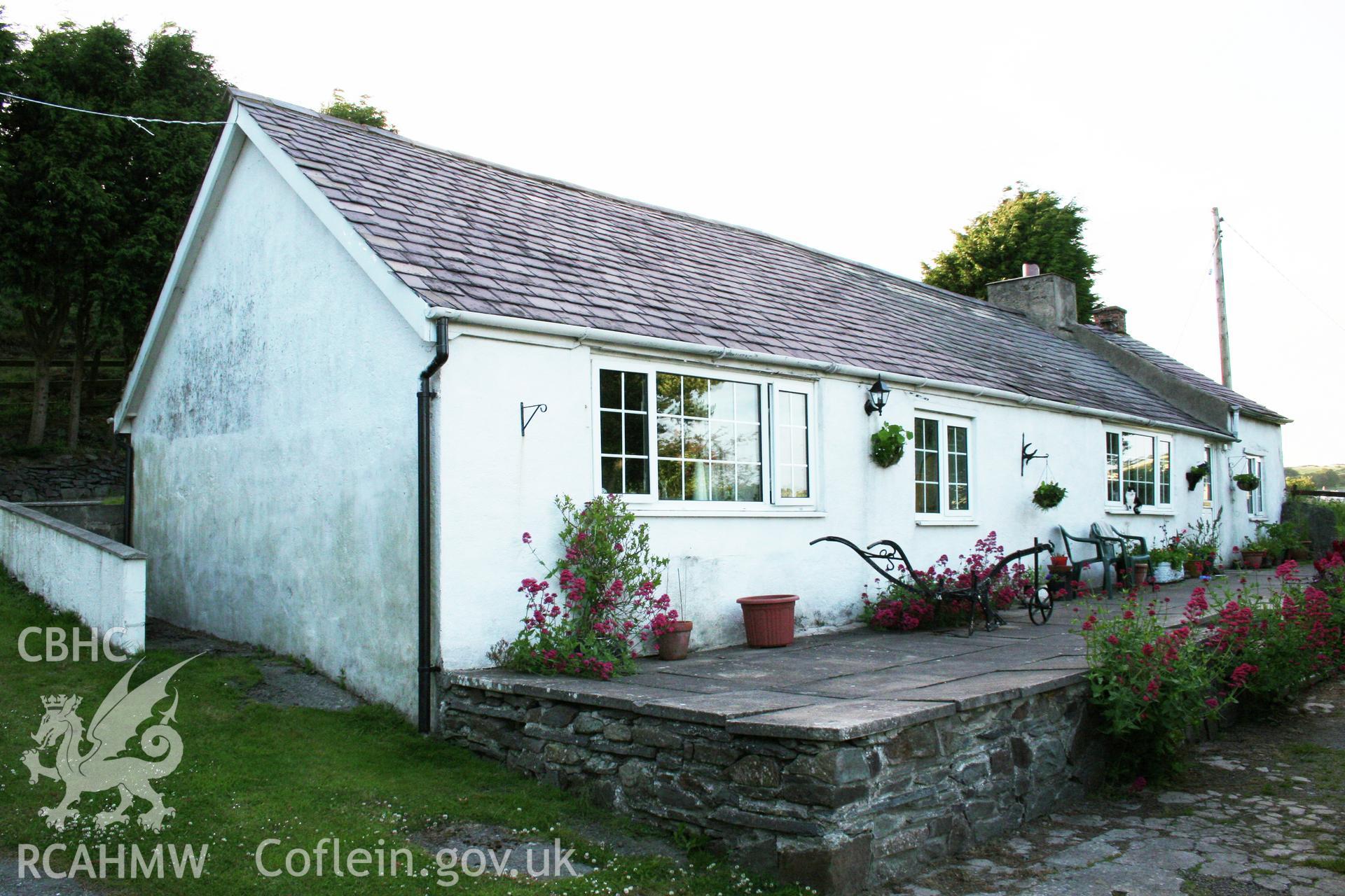 Cottage, south gable-end & east elevation.