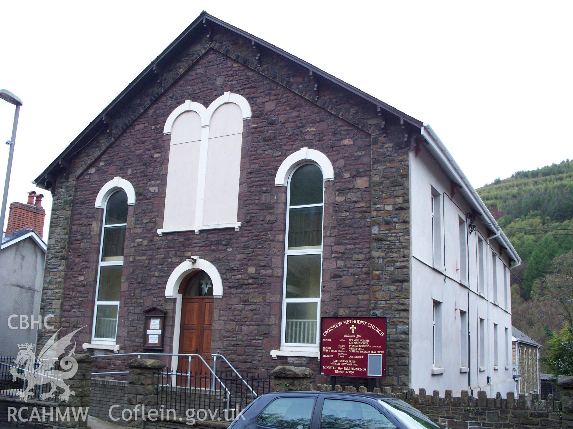 Main NE & NW side facades.