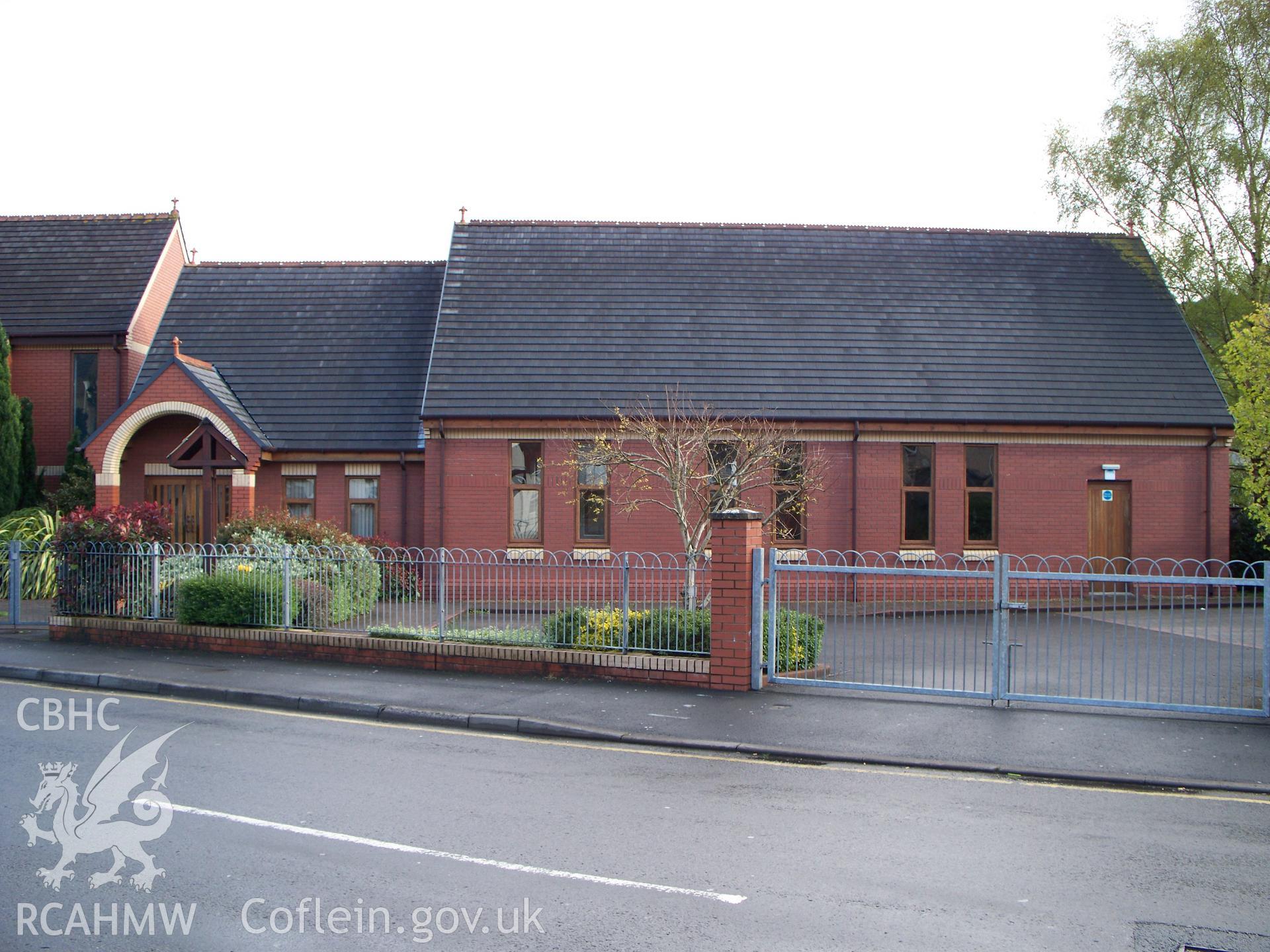 Entrance & NW side of churchEntrance and NW side of church.
