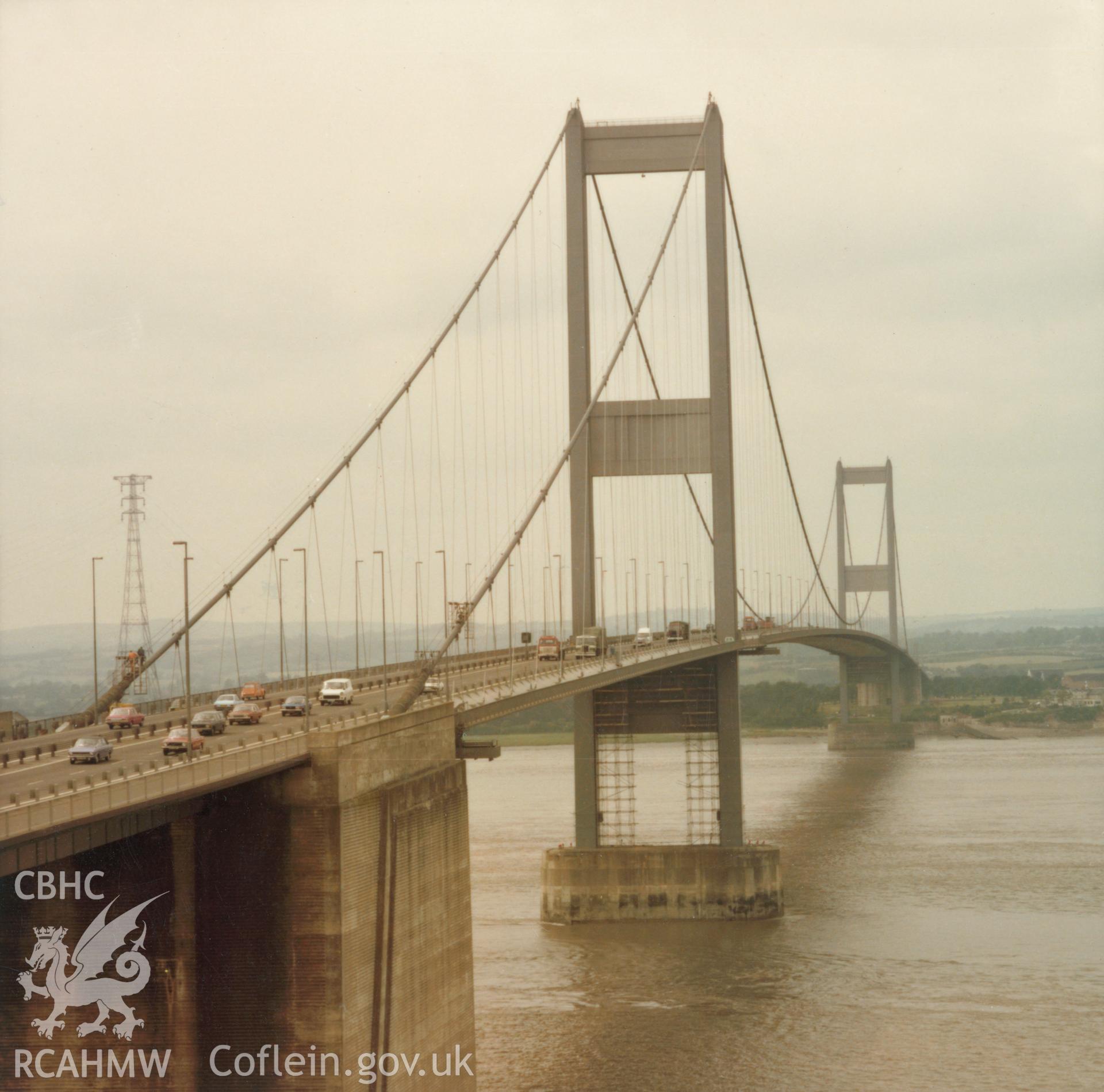 View of the Severn Bridge. From the Central Office of Information Collection.