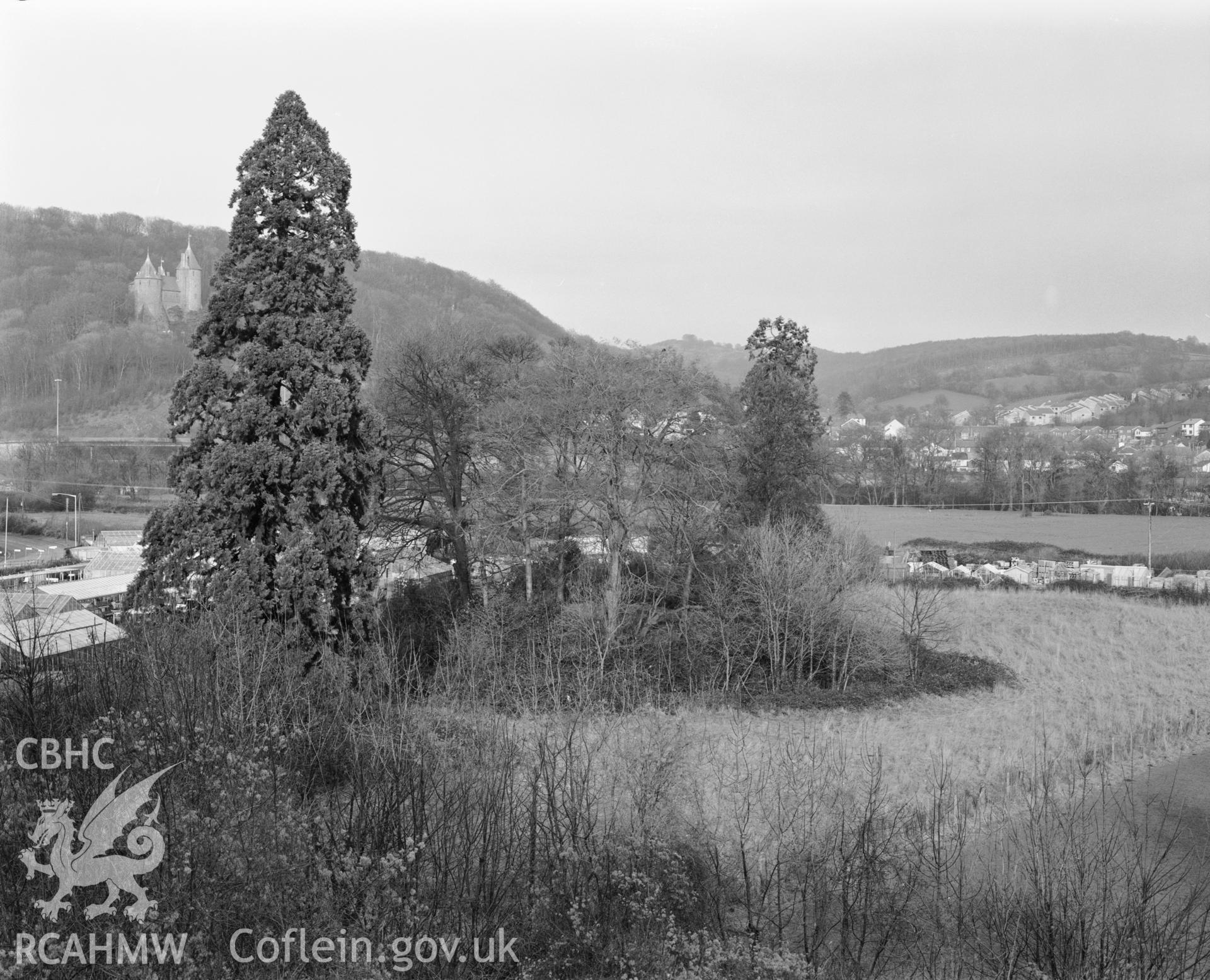 General view of Morganstown Motte