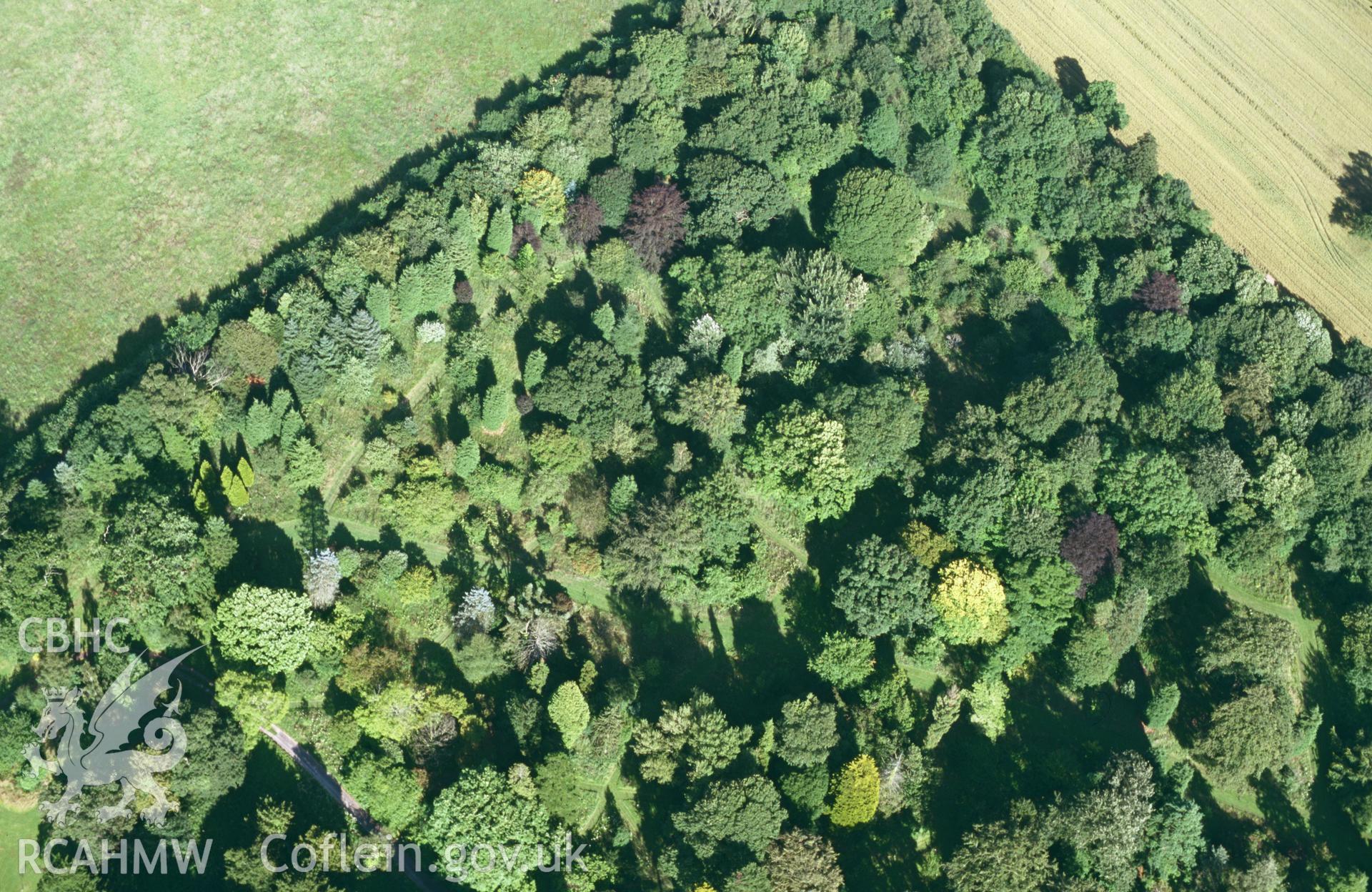 RCAHMW colour slide oblique aerial photograph of Dyffryn House, Palm House, St Nicholas and Bonvilston, taken by T.G.Driver on the 18/07/2000