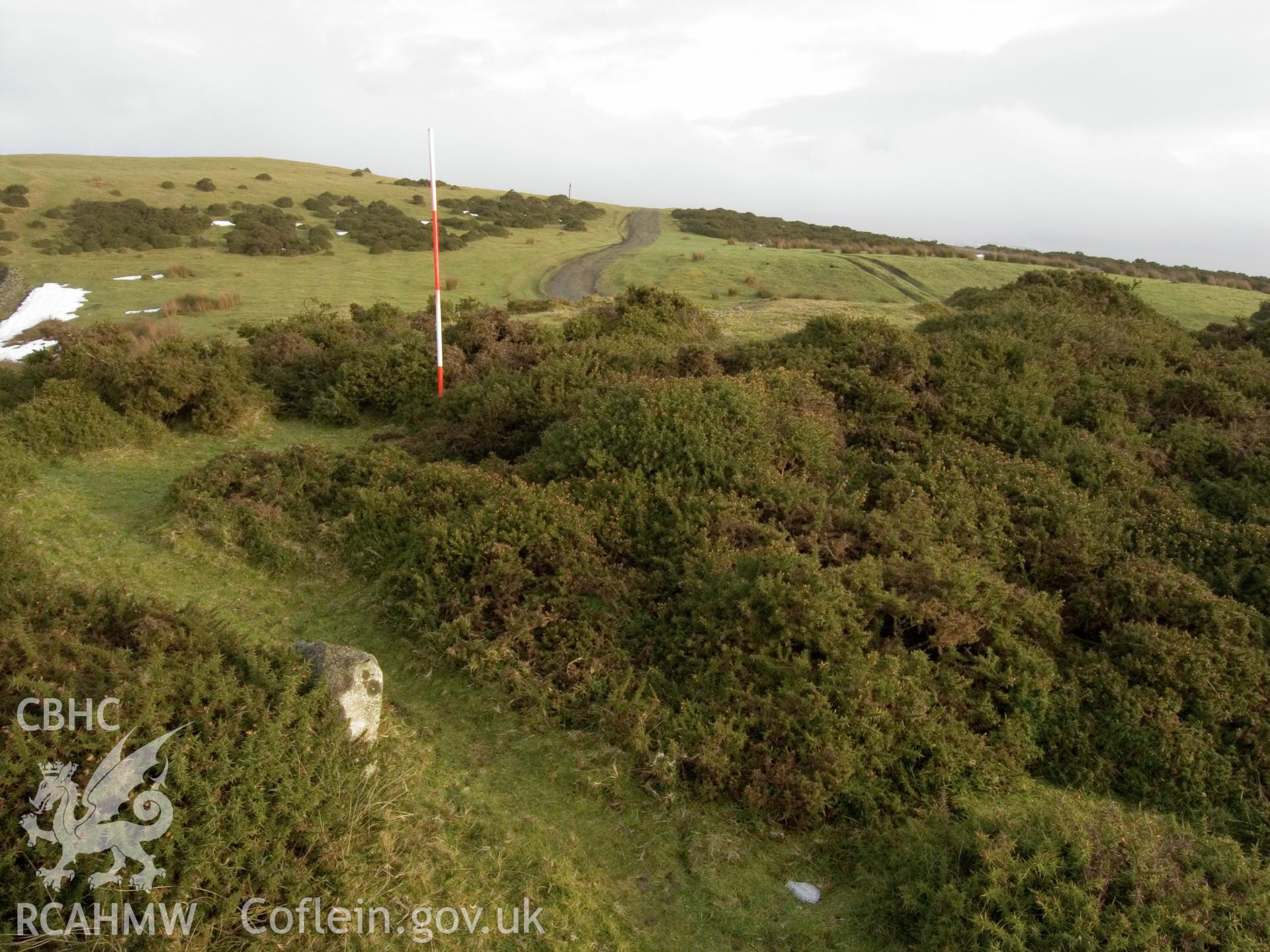 view looking NE with cairn (nprn 509637) in background.