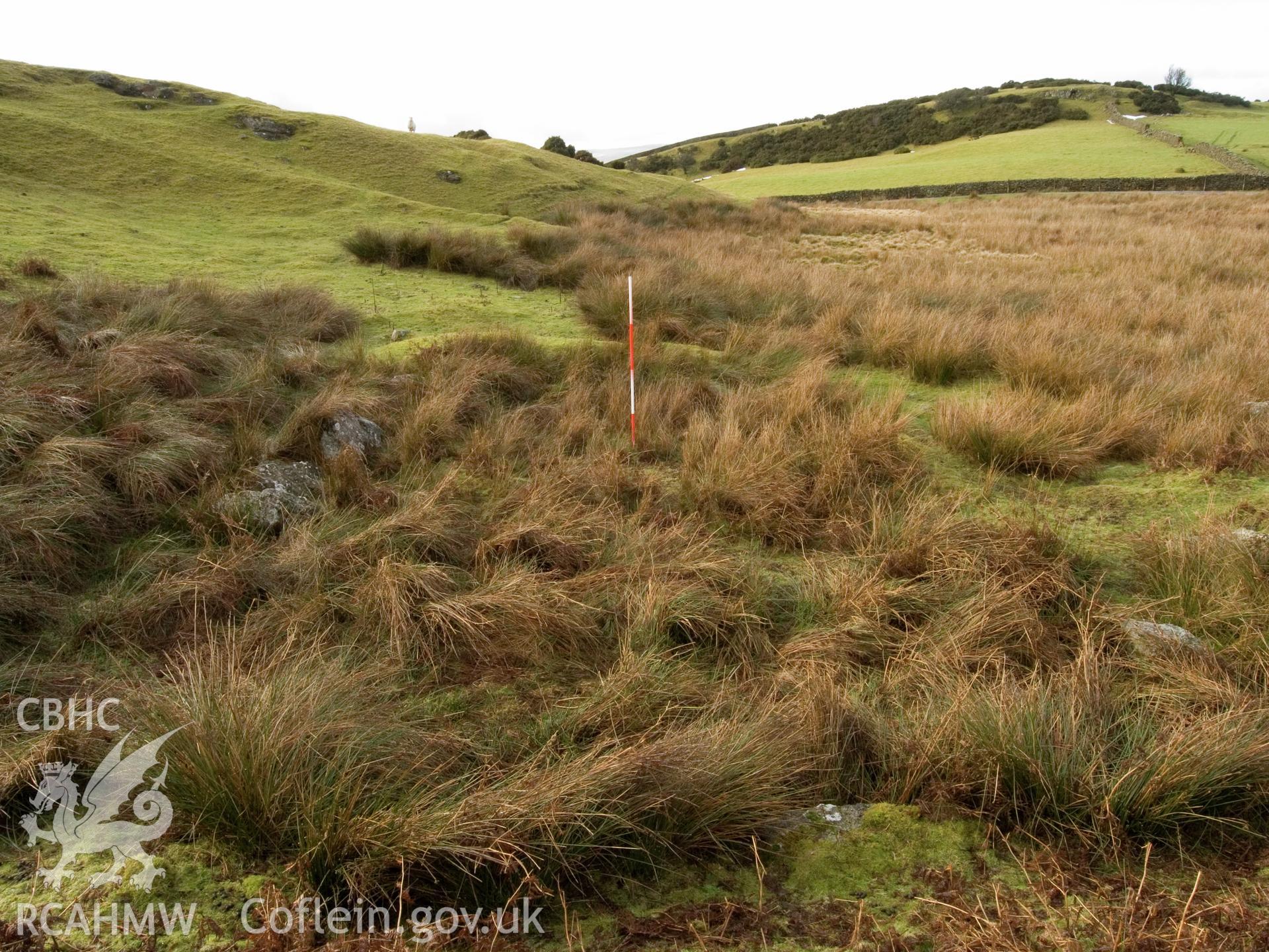 view looking W of long hut.