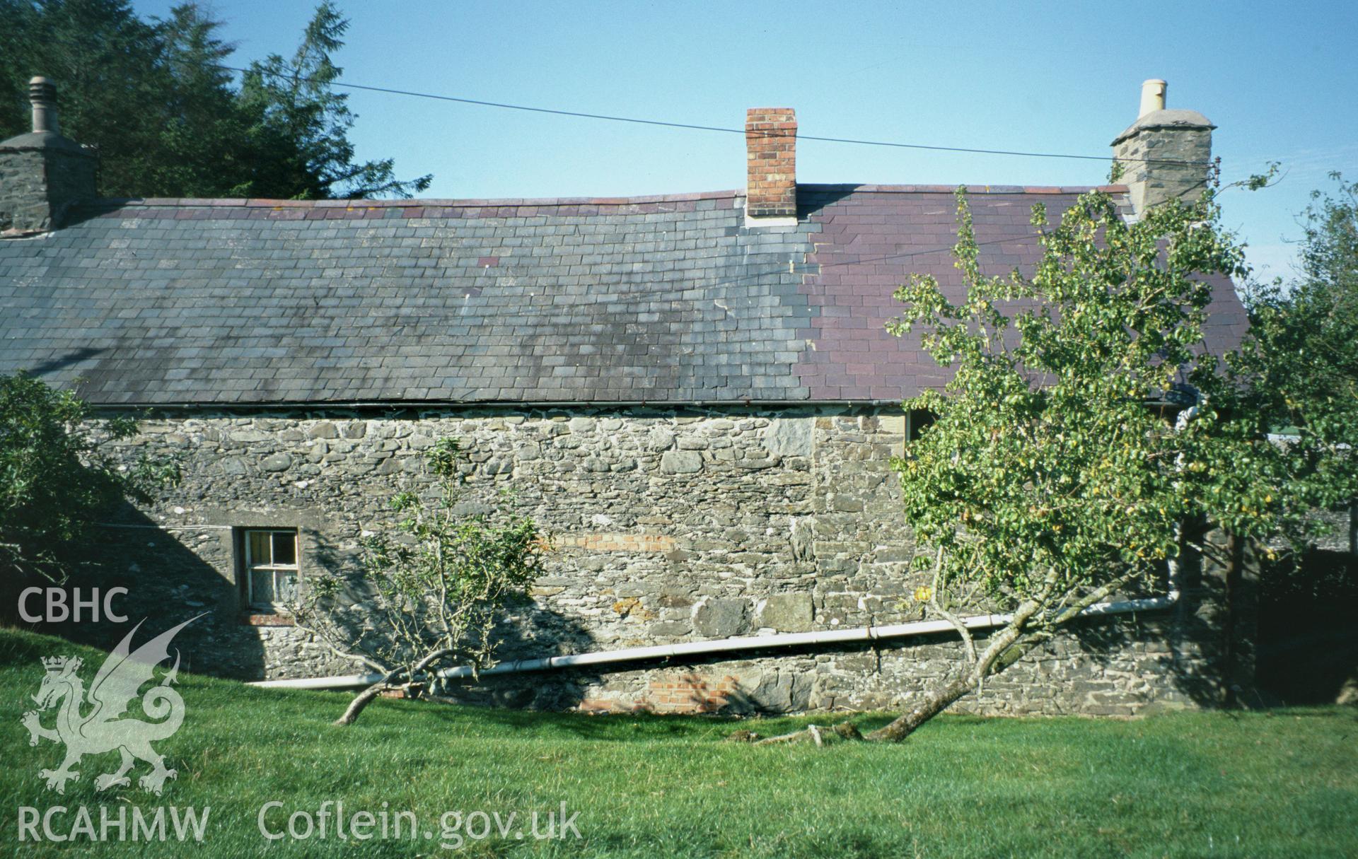 Pen-lan-isaf, Llanfihangel y Creuddyn;  colour slide taken by Geoff Ward, RCAHMW, 2004.