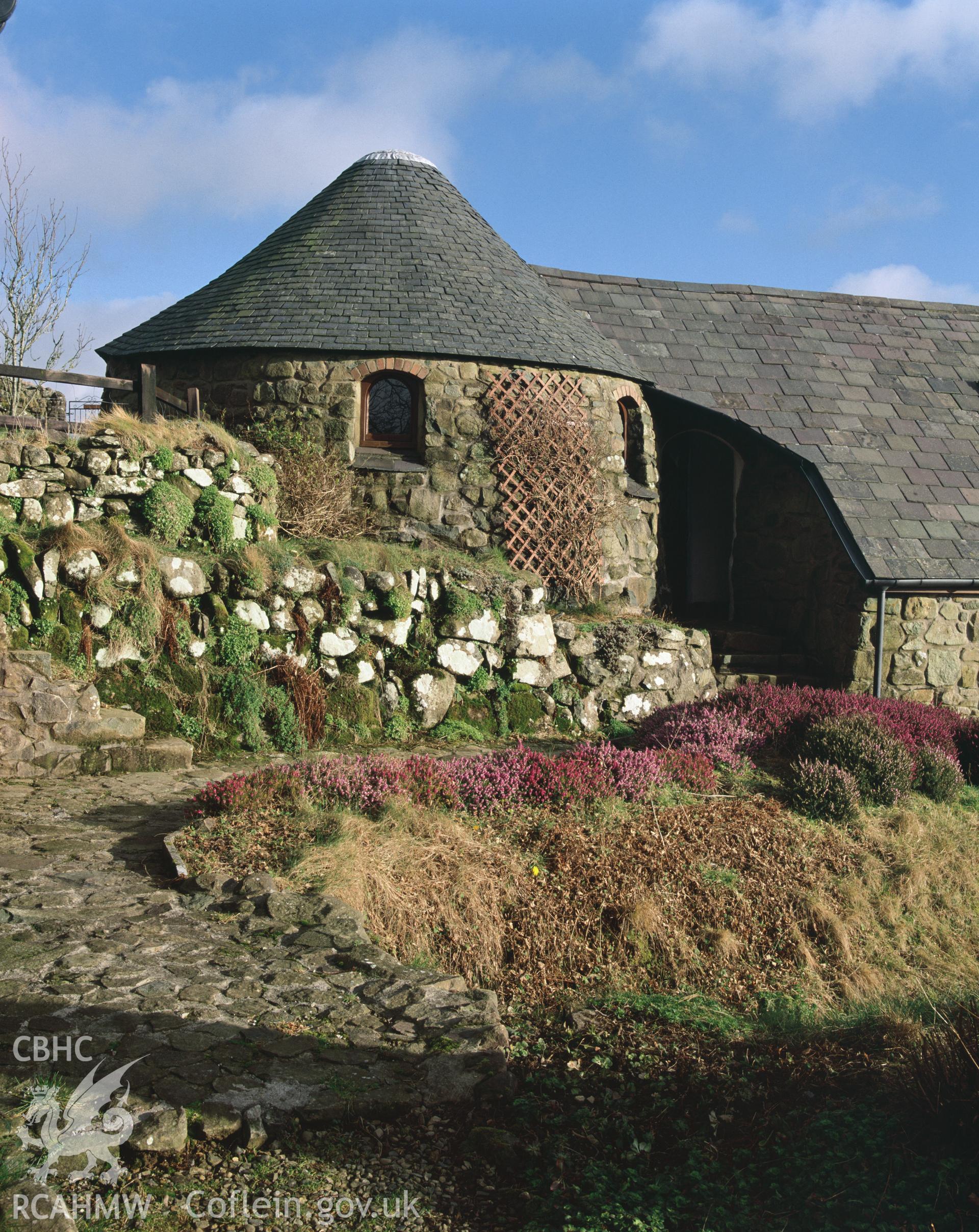 RCAHMW colour transparency showing Ffald-y-brenin chapel, taken by Iain Wright, 2003.