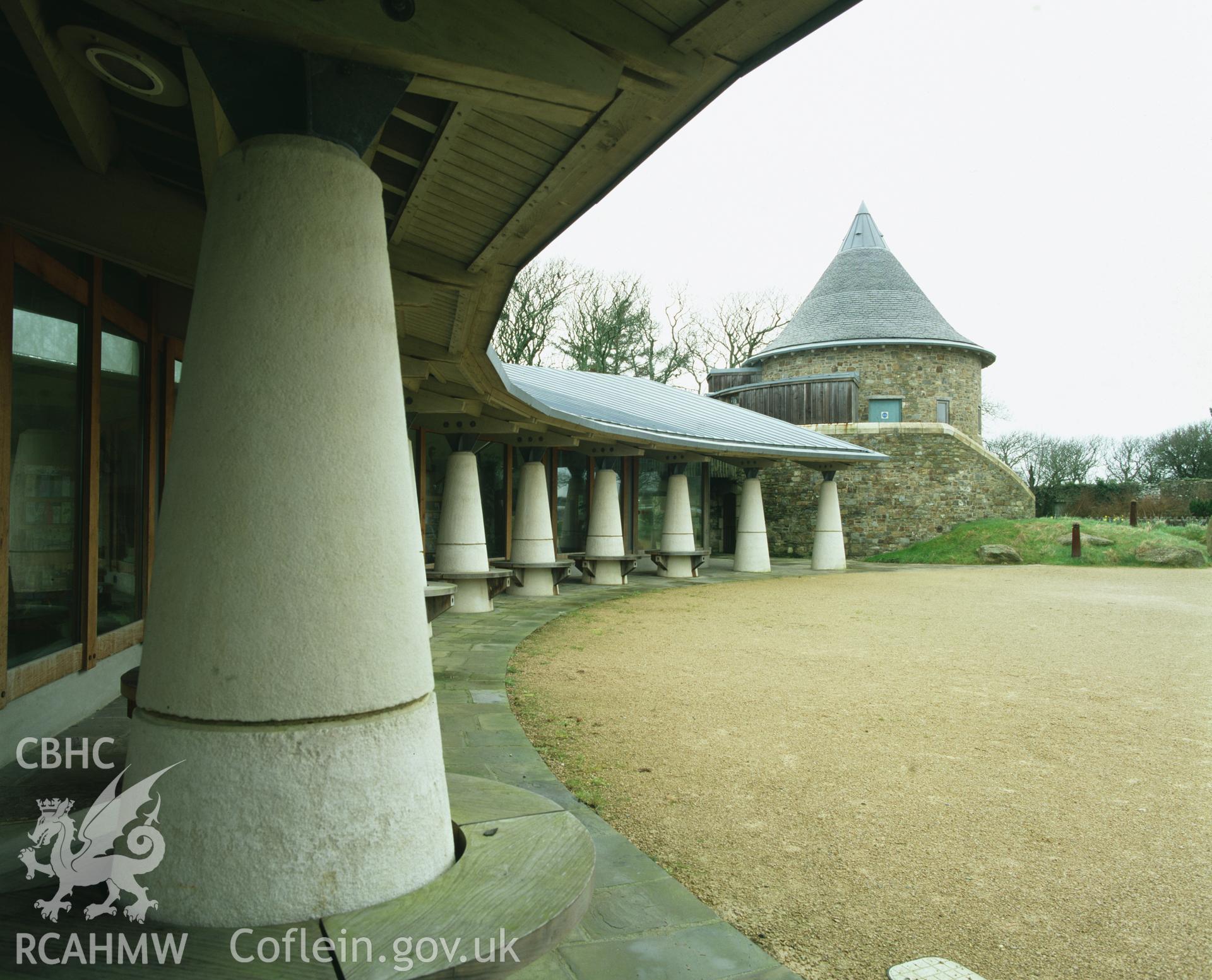 RCAHMW colour transparency showing  St Davids Visitor Centre, taken by Iain Wright, 2003.