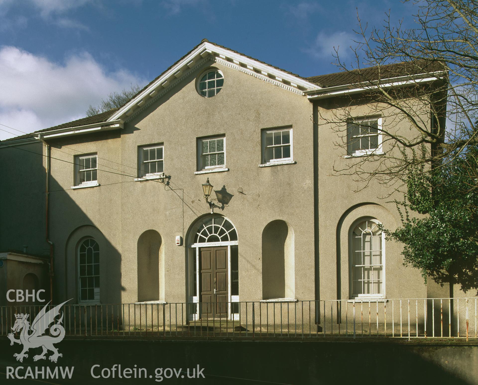 RCAHMW colour transparency showing exterior view of Foley House, Goat Street, Haverfordwest, taken by Iain Wright, 2003