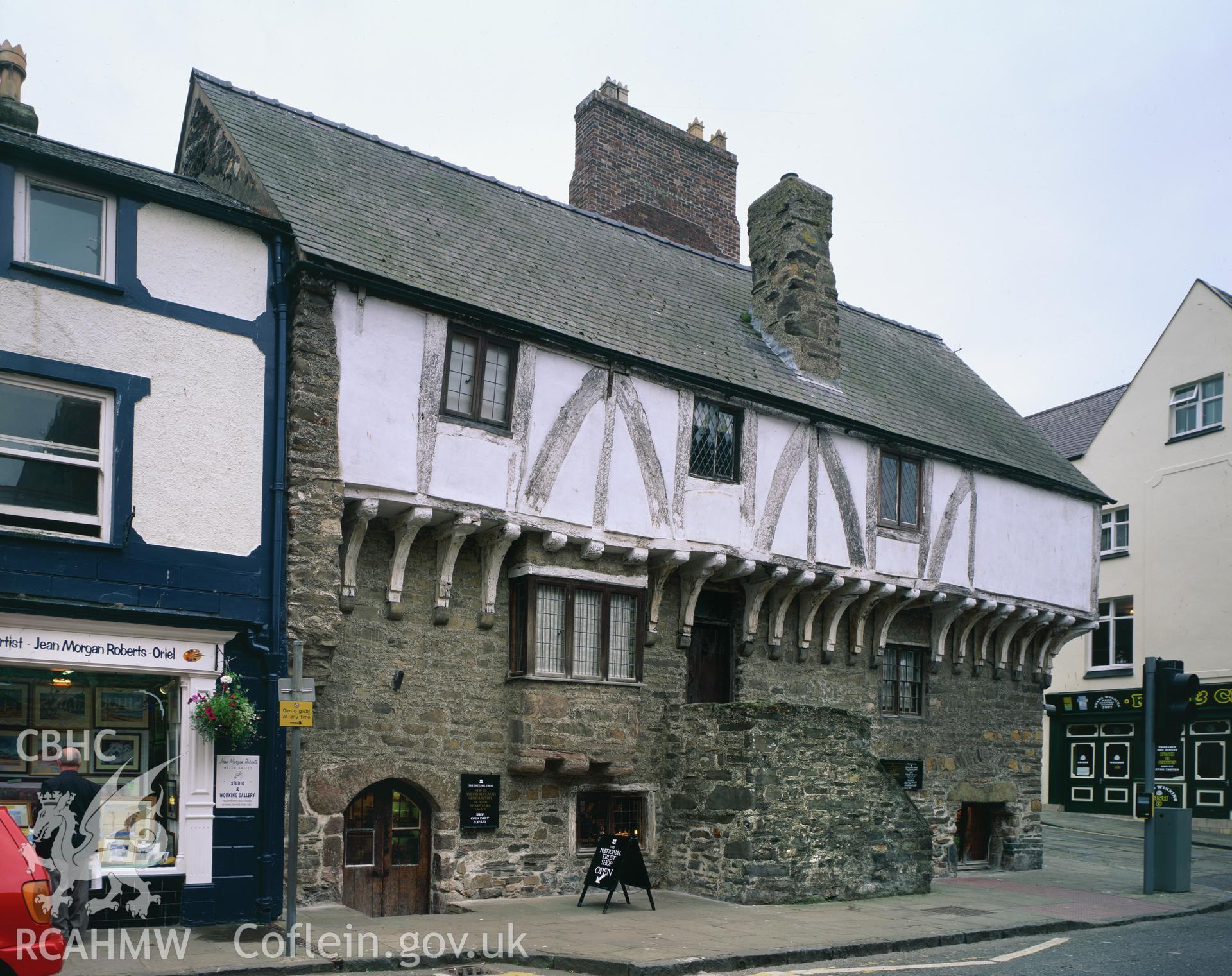 Colour transparency showing view of Aberconwy House