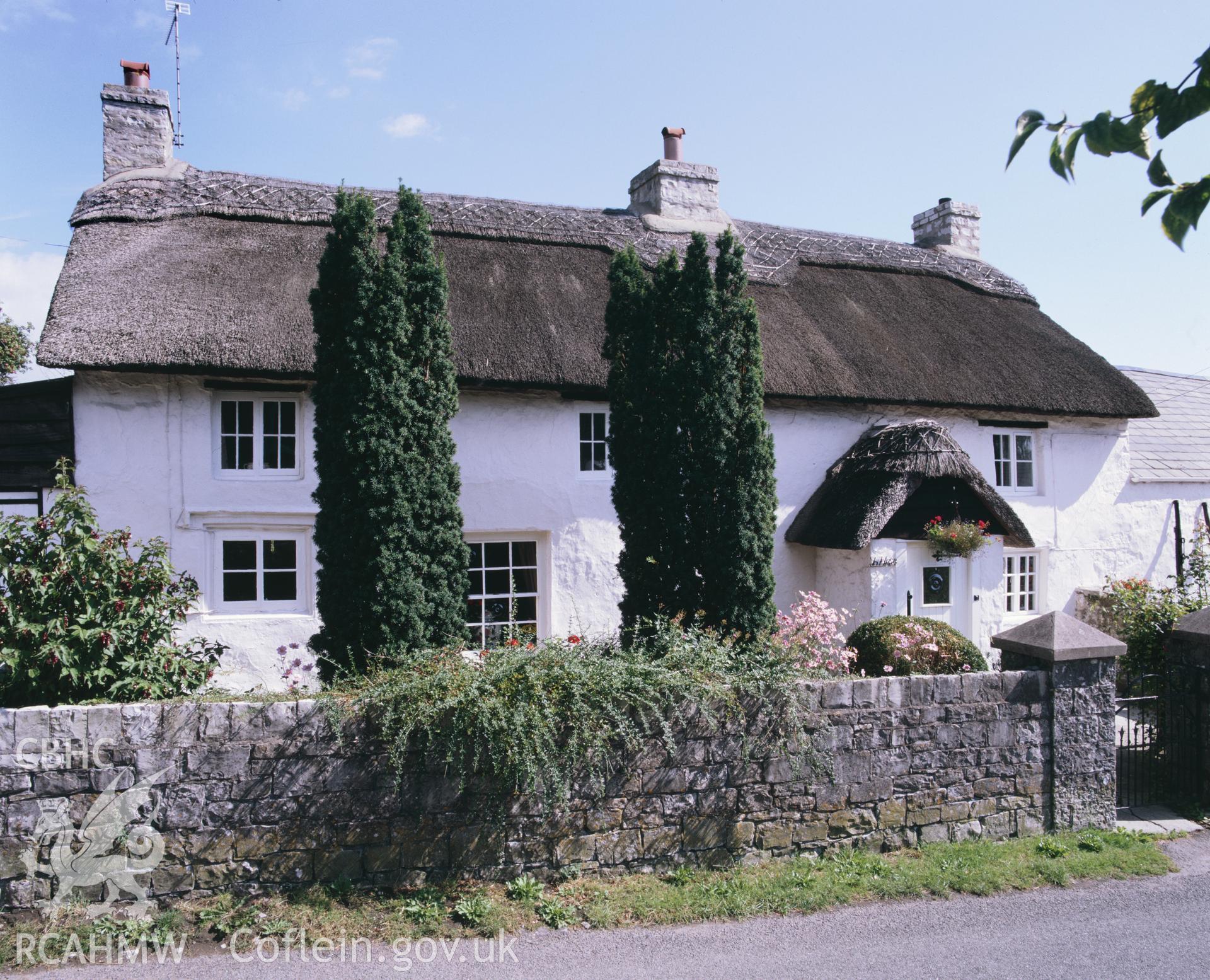 RCAHMW colour transparency of an exterior view of To-hesg, Llantwit Major.