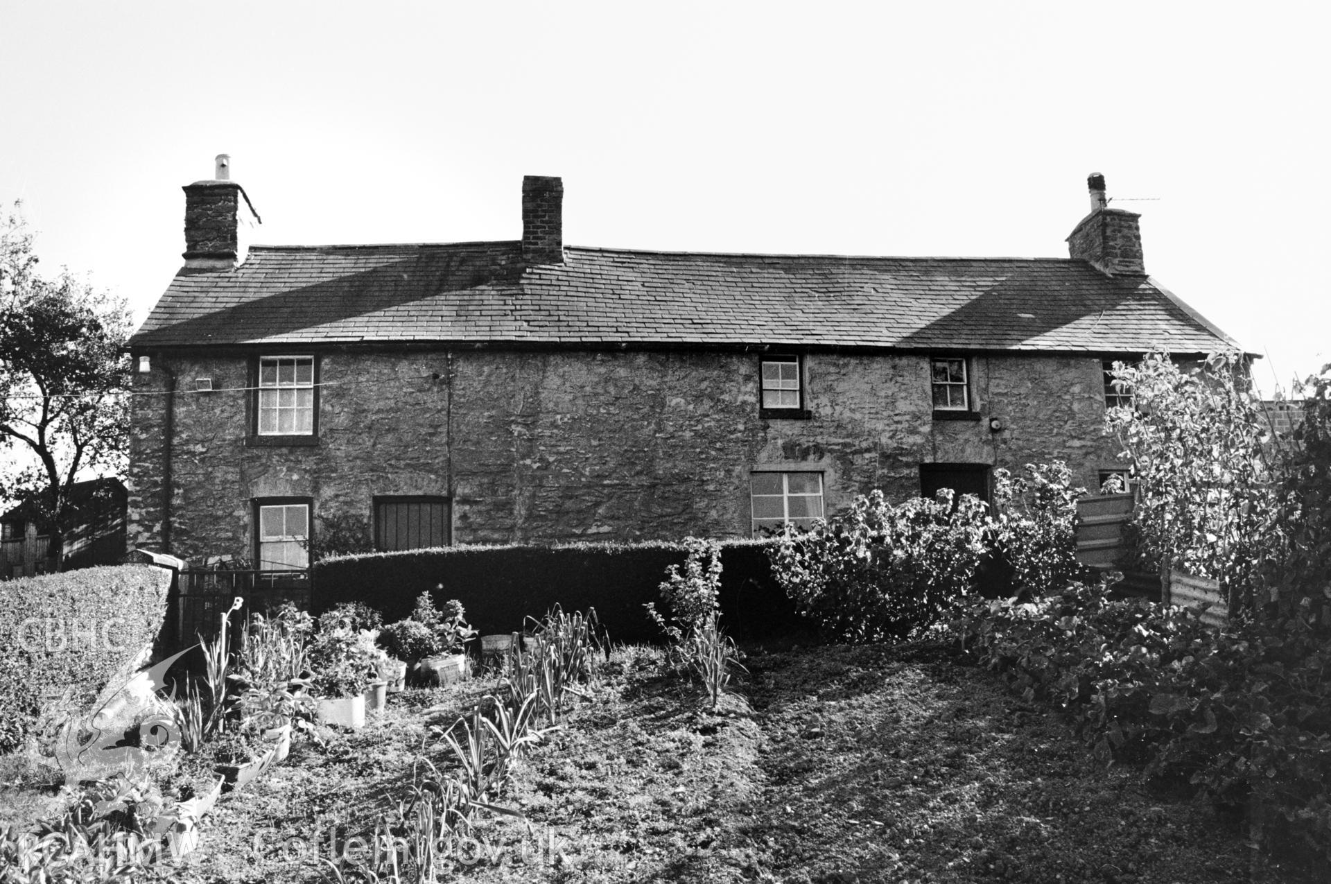Exterior, farmhouse north elevation.