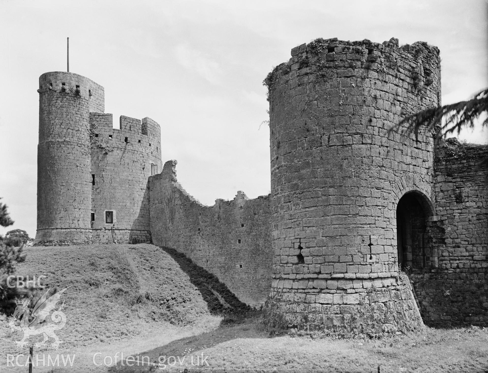 View of north-west tower and water gate