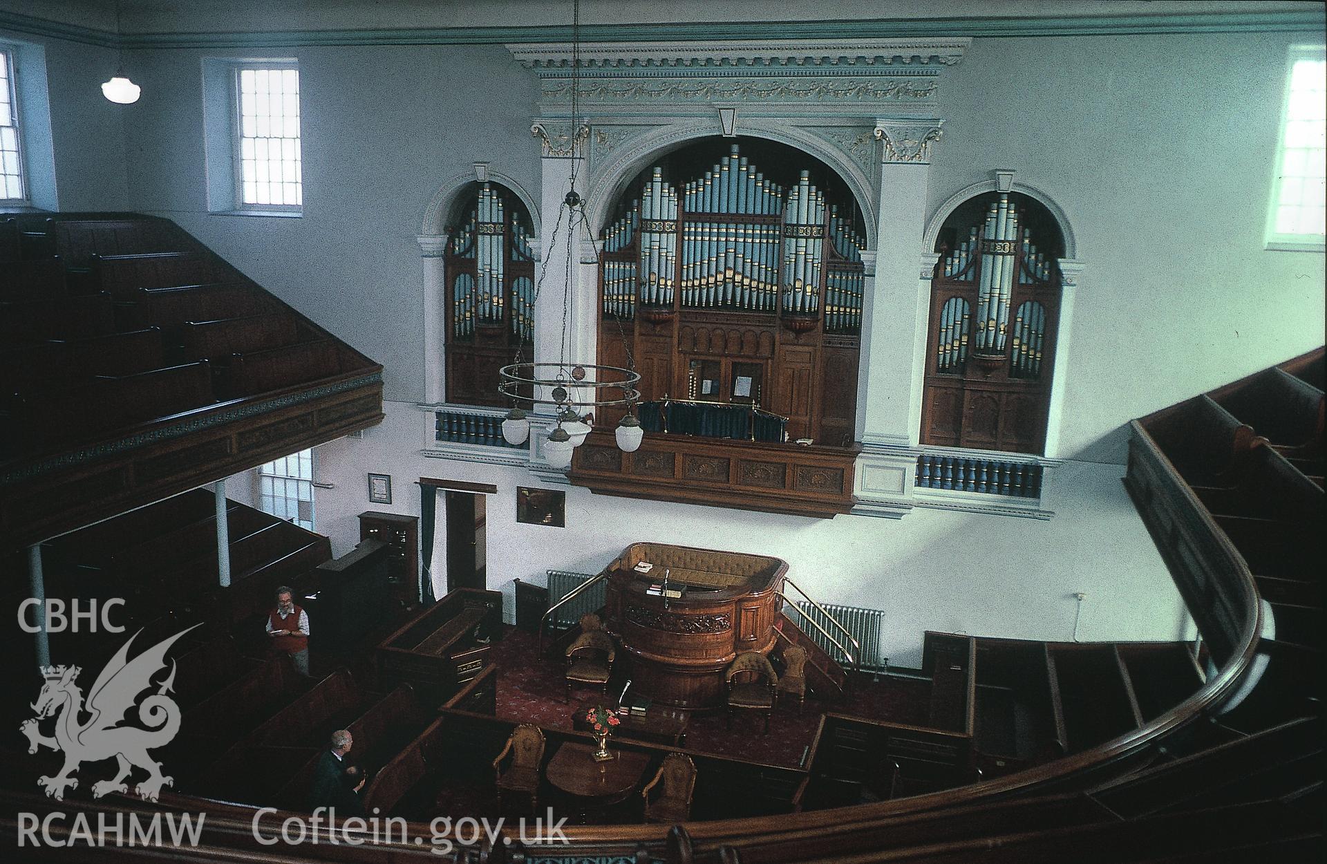 Jerusalem Chapel, Bethesda; digitised image copied from a colour slide  taken by Stephen Hughes, 9th September 1996. Slide collection not yet passed to the Archive