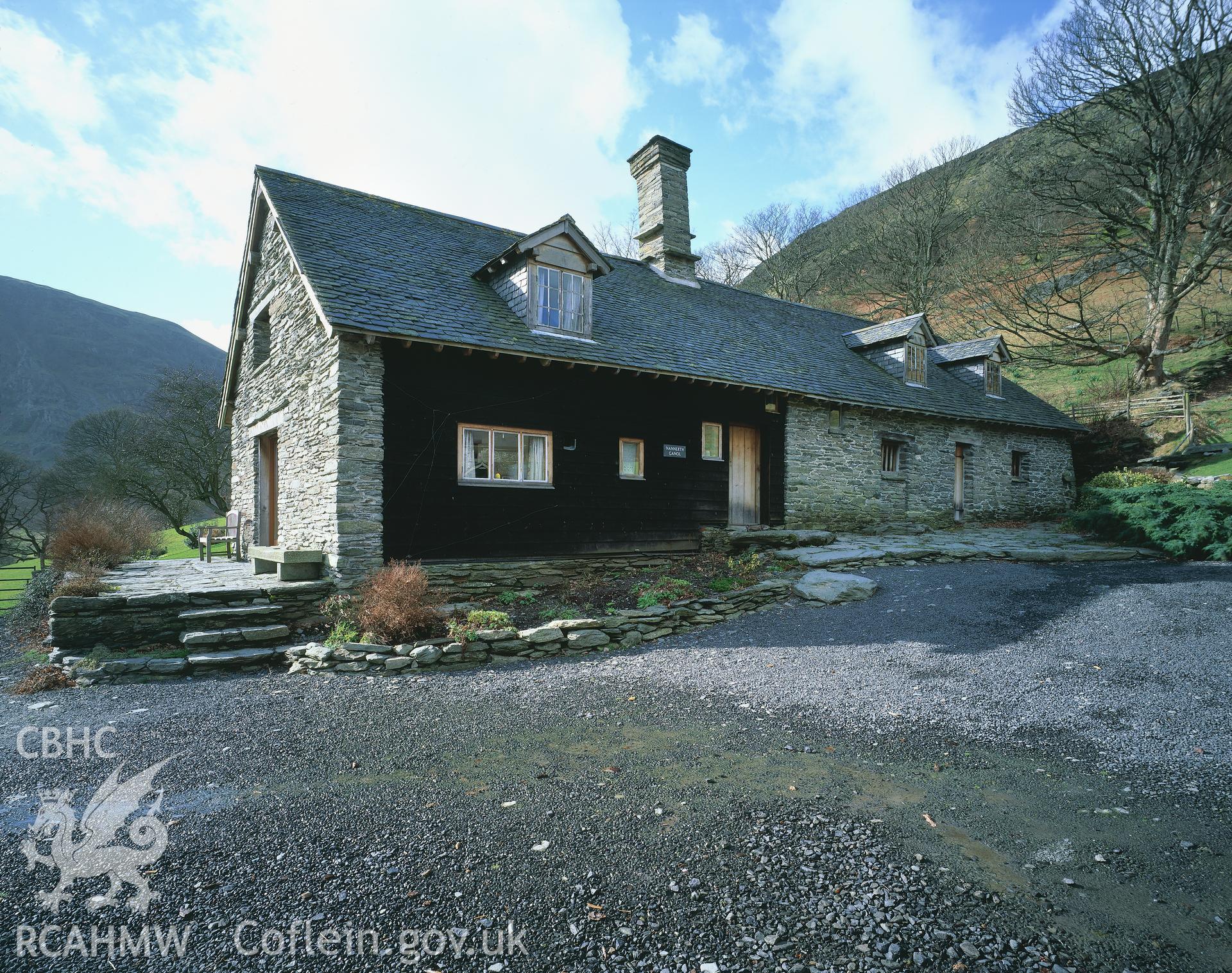 RCAHMW colour transparency showing view of Nannerth Ganol, Rhayader