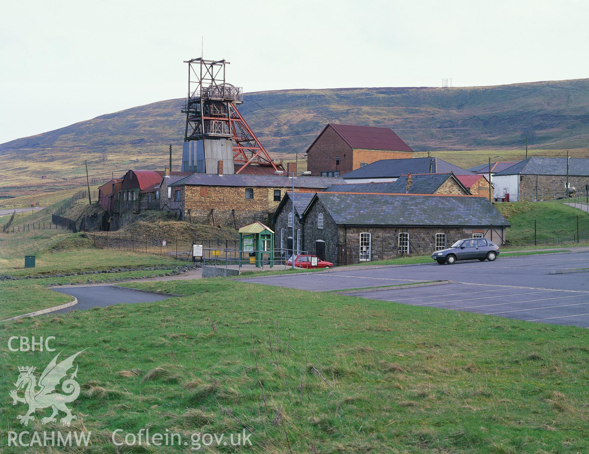 RCAHMW colour transparency showing view of Big Pit.
