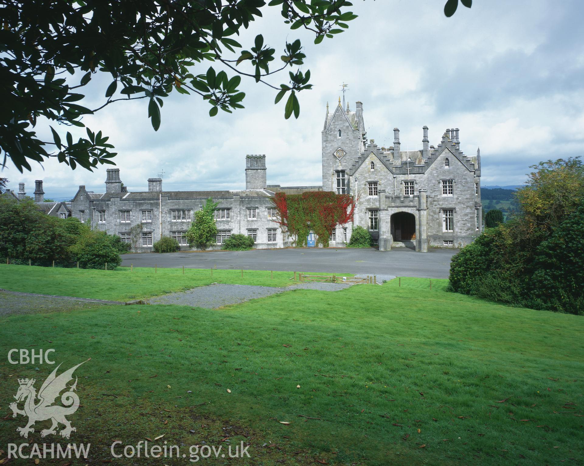 RCAHMW colour transparency showing exterior view of Golden Grove, Llandeilo.