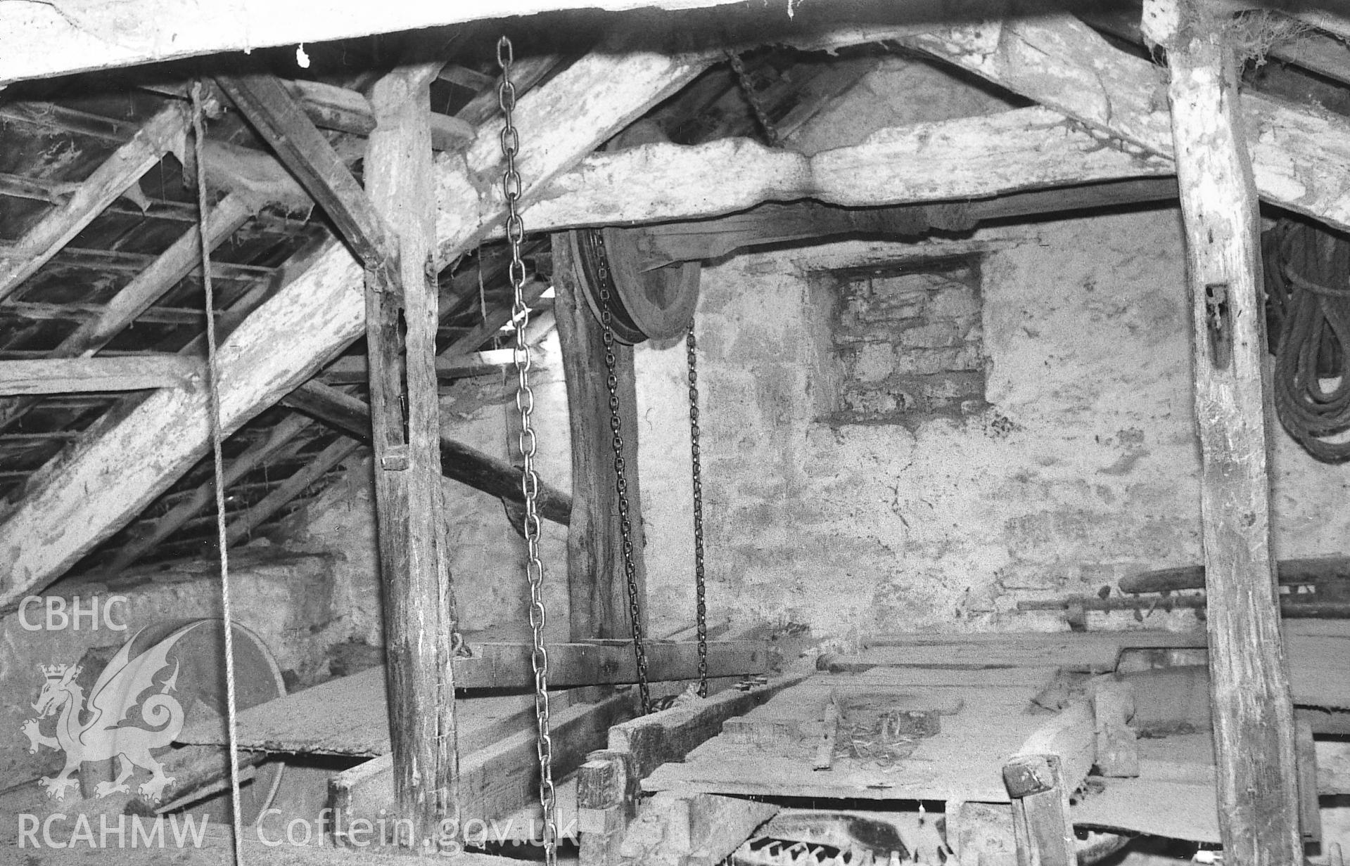 View of second floor at Park Mill, Gower.
