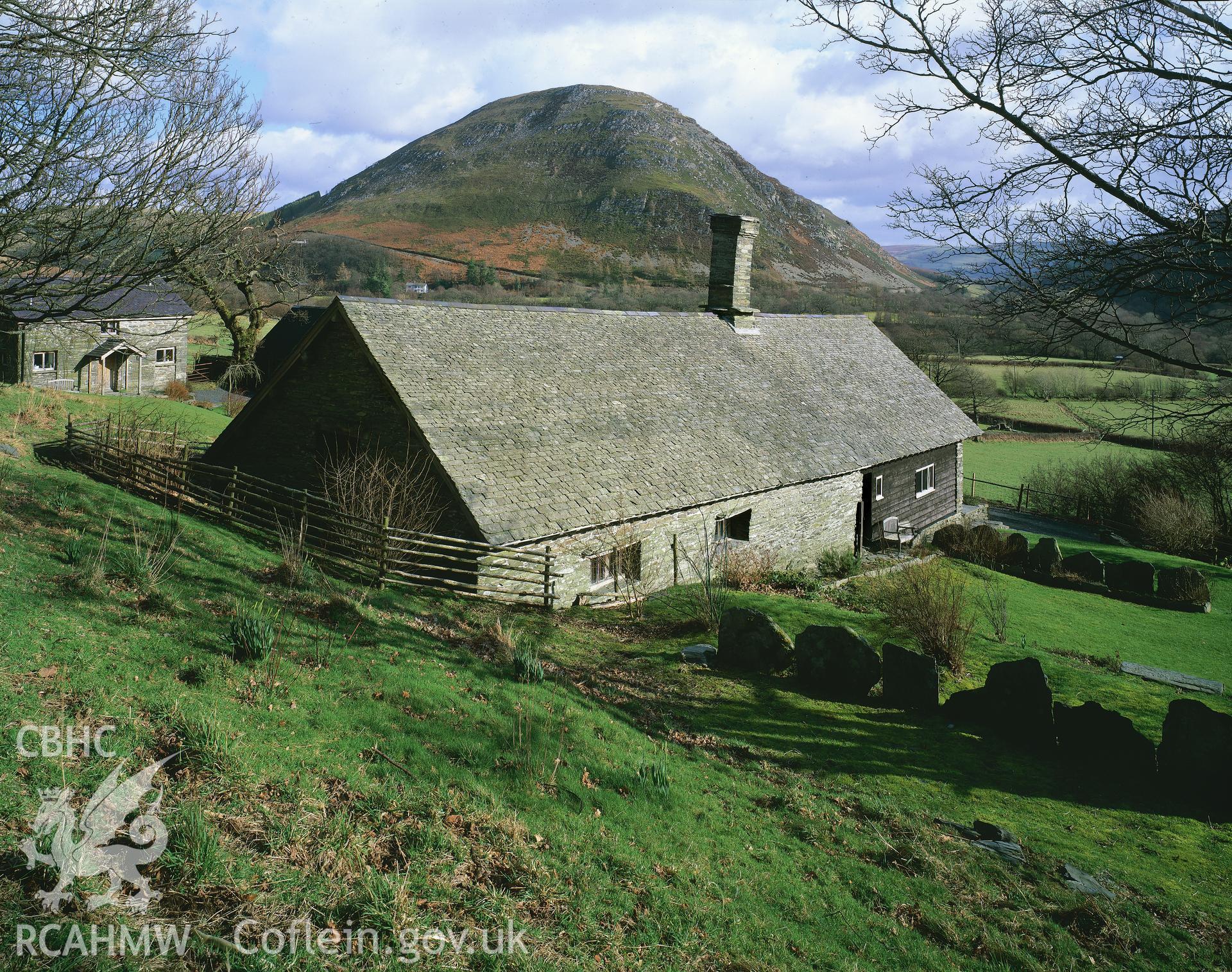 RCAHMW colour transparency showing Nannerth Ganol, Rhayader taken by I.N. Wright, 2000