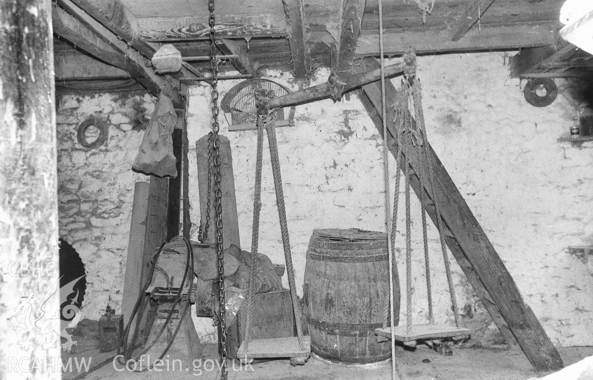 View of first floor at Park Mill, Gower.