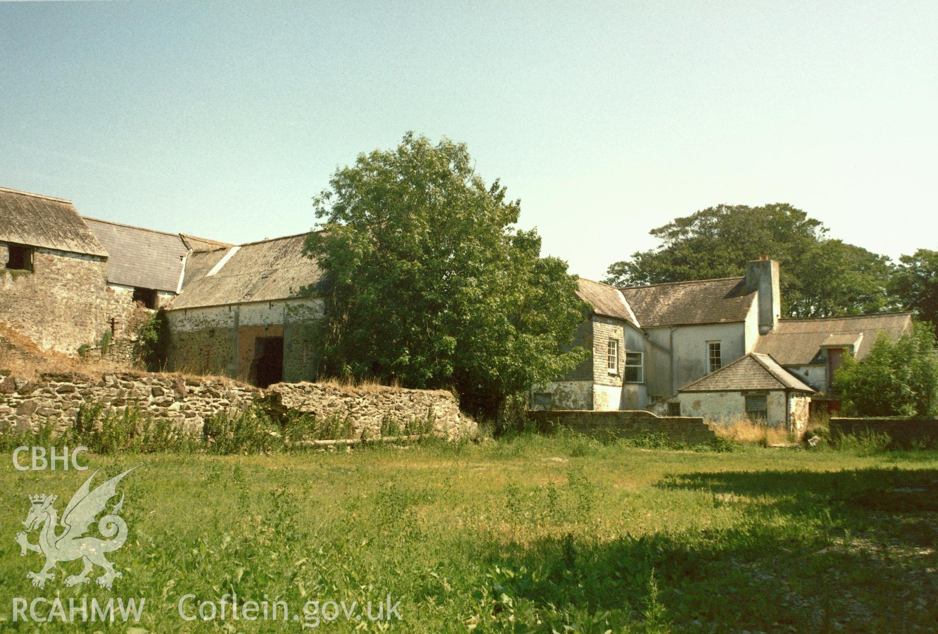 A colour photo of Great Harmeston house, Milford Haven. No negative.