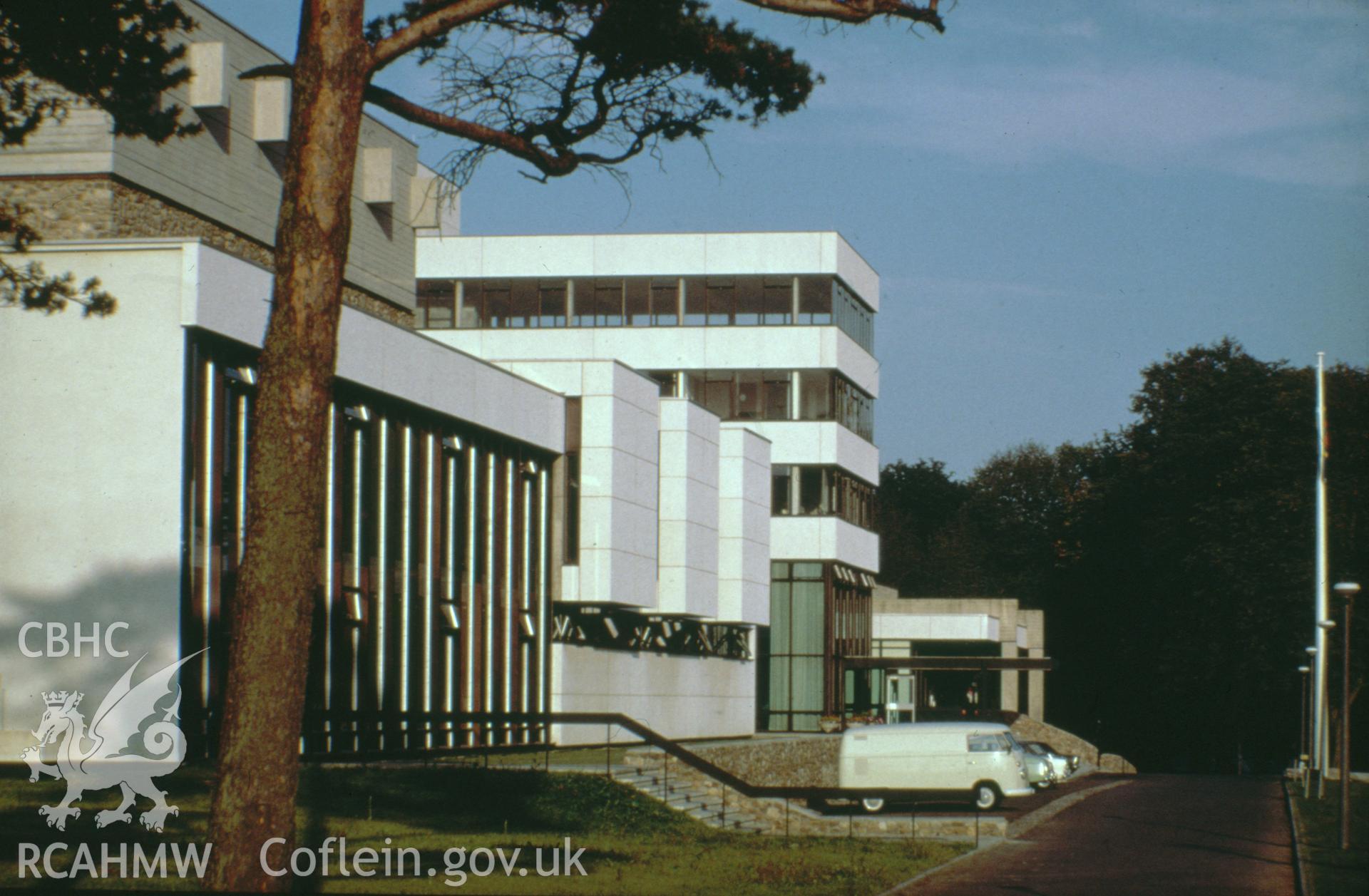 Exterior view of BBC Broadcasting House, Llandaff.