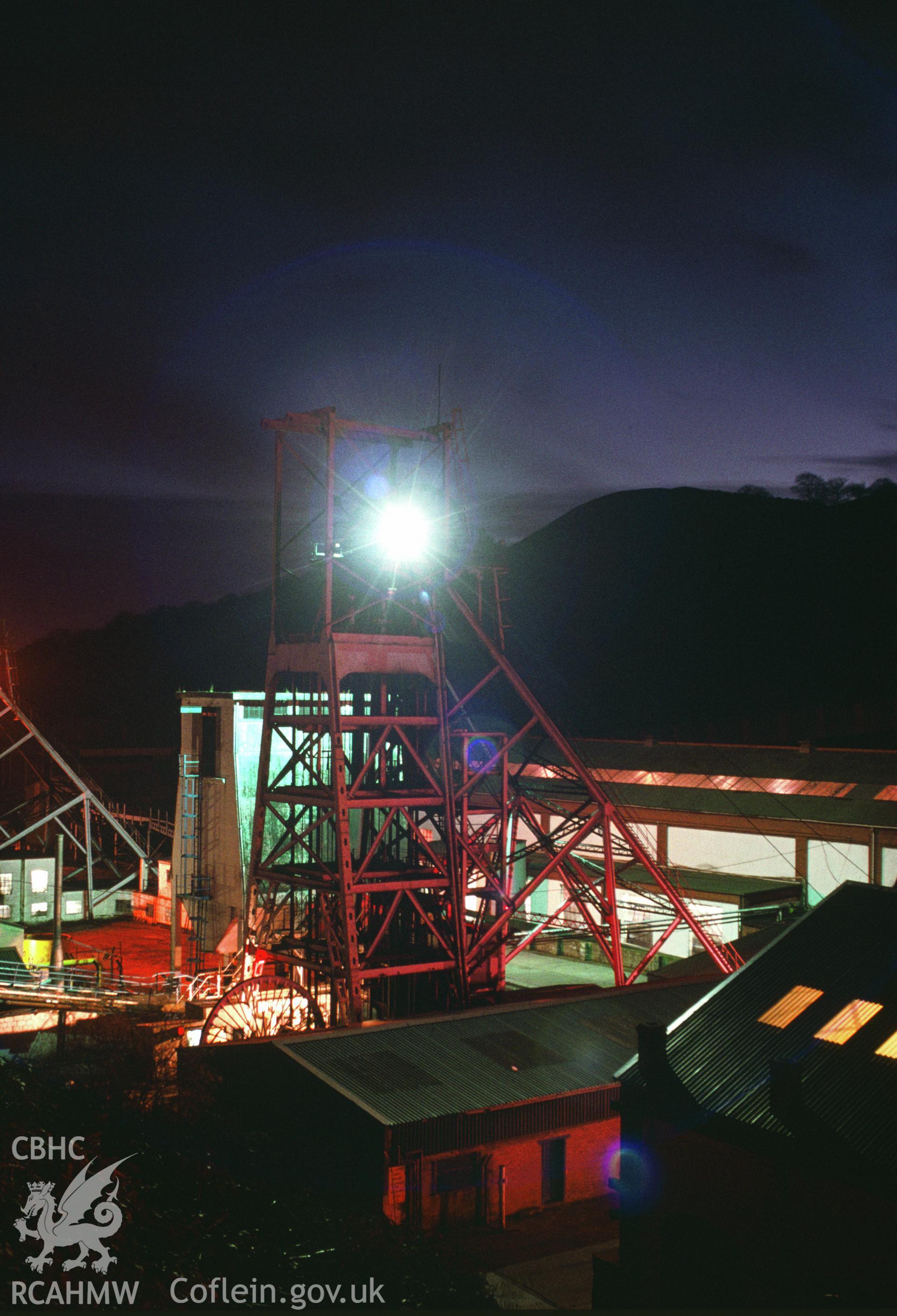 Taff Merthyr Colliery; colour slide produced by Brian Malaws, 1993