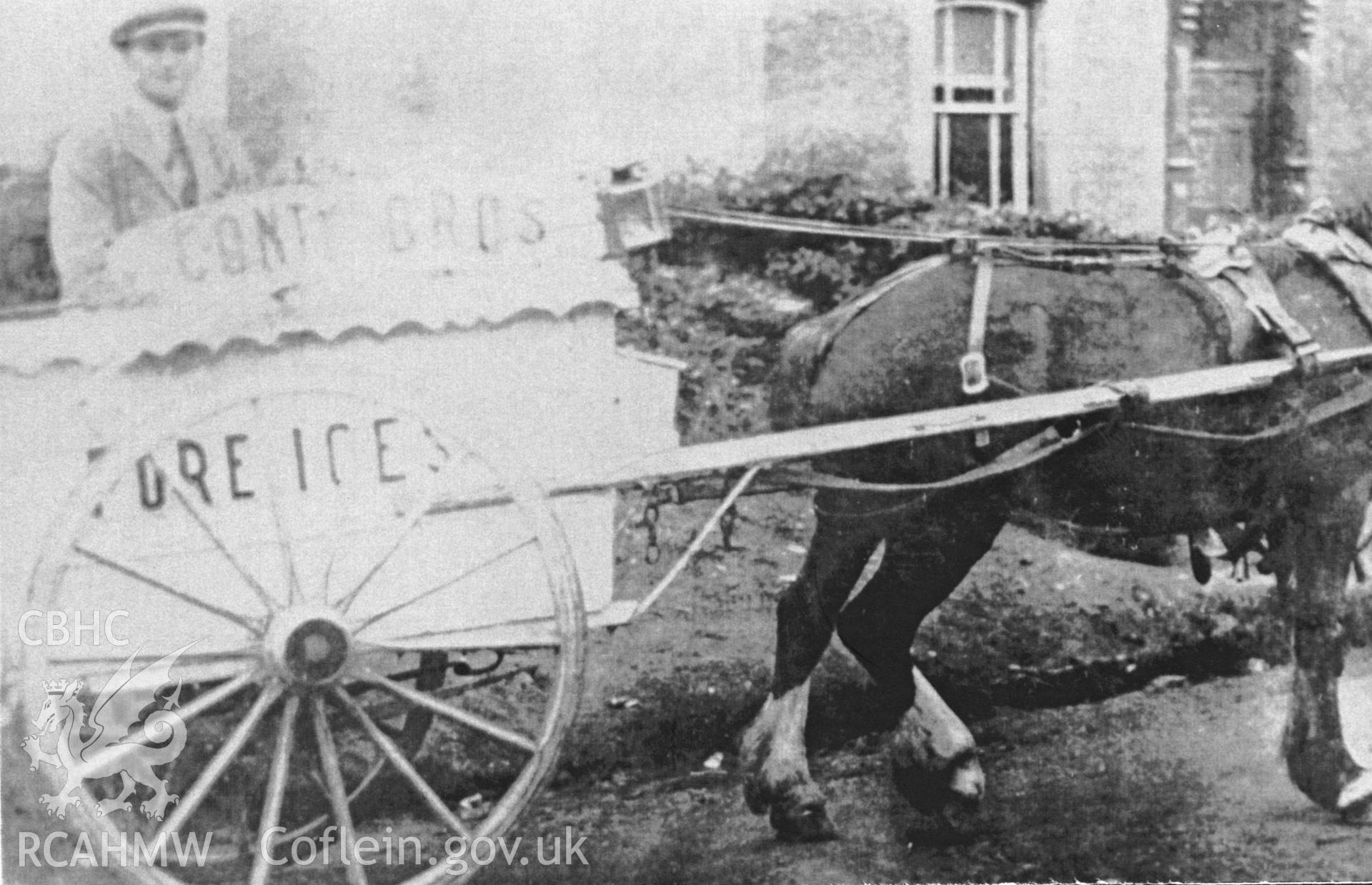 View of the first Conti's ice-cream van.