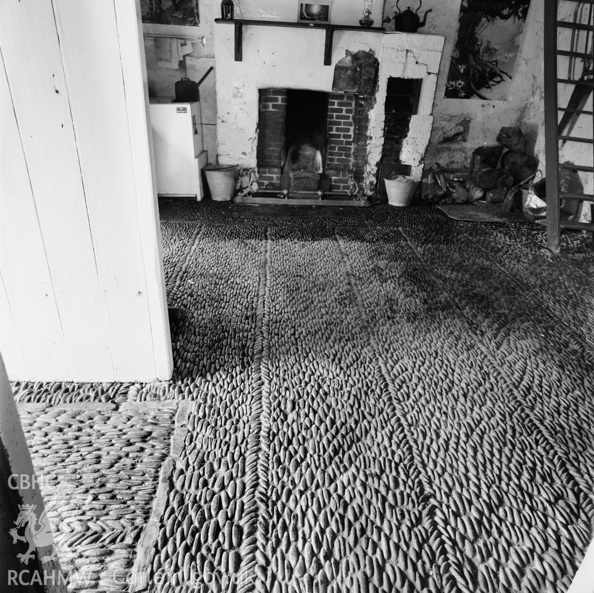 Exterior: Cobbled floor