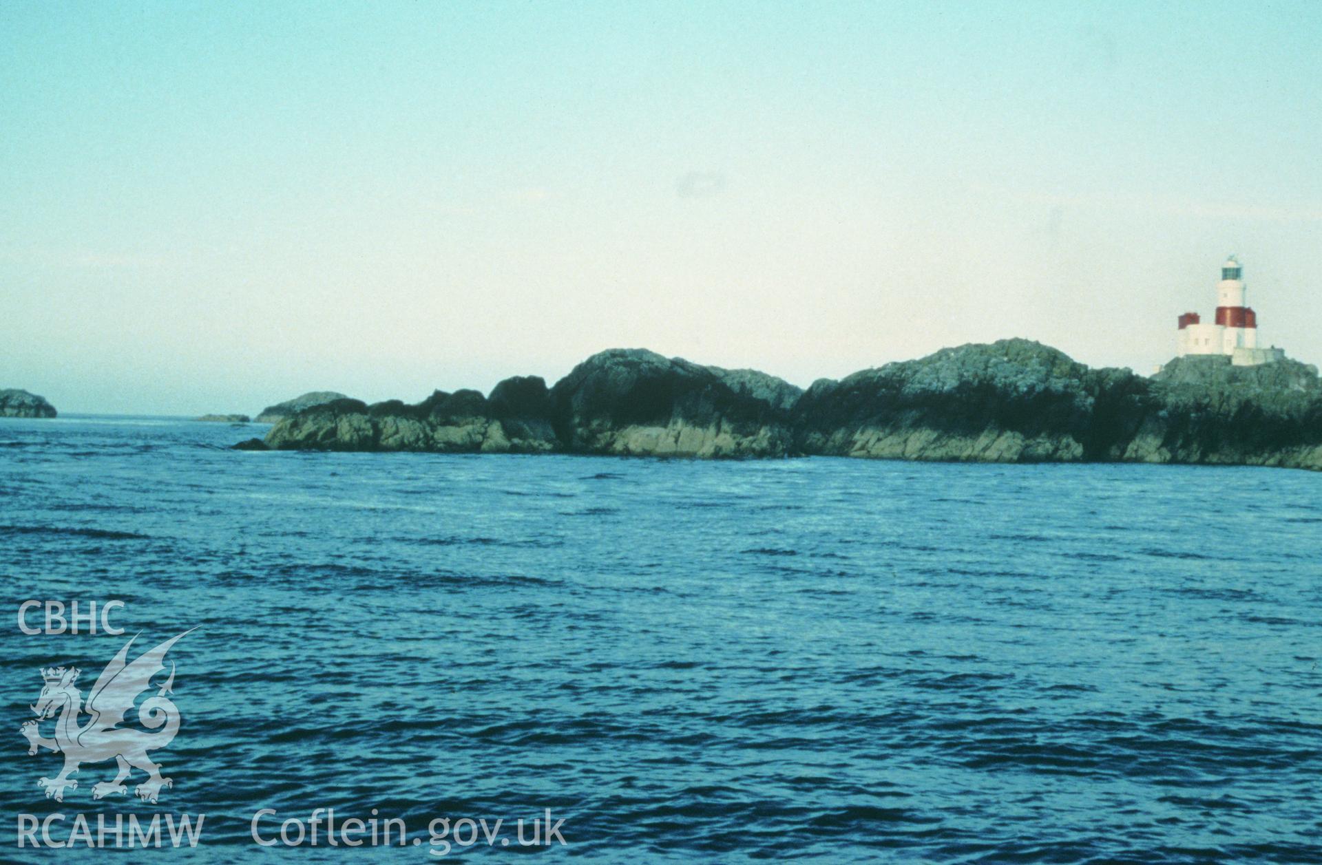 Colour slide of a general view of the Skerries in the vicinity of the wreck site, from a survey of the Mary designated shipwreck, courtesy of National Museums, Liverpool (Merseyside Maritime Museum)