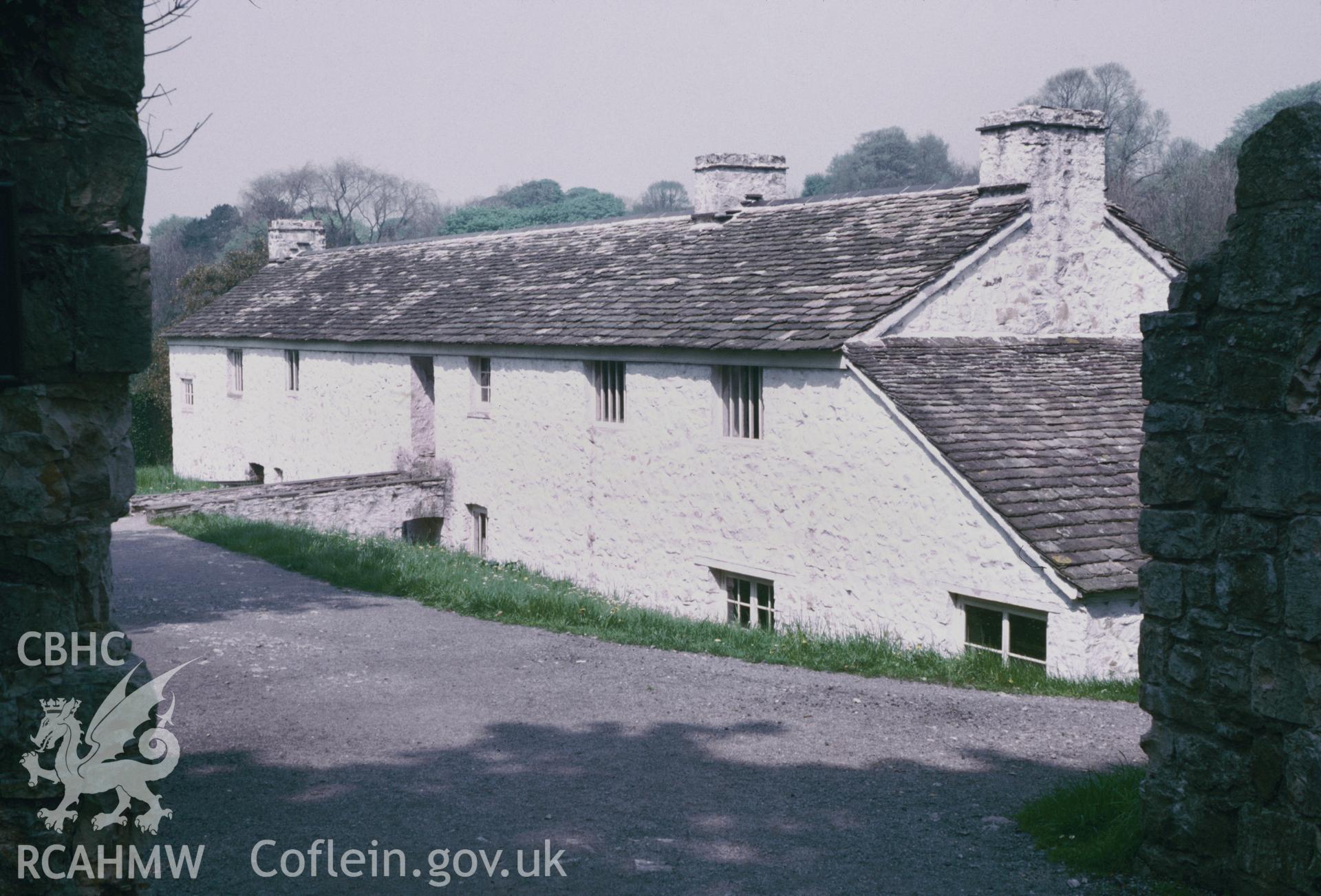 35mm slide of Esgair Moel Woollen Factory, Llanwrtyd, Breconshire, by Dylan Robert.