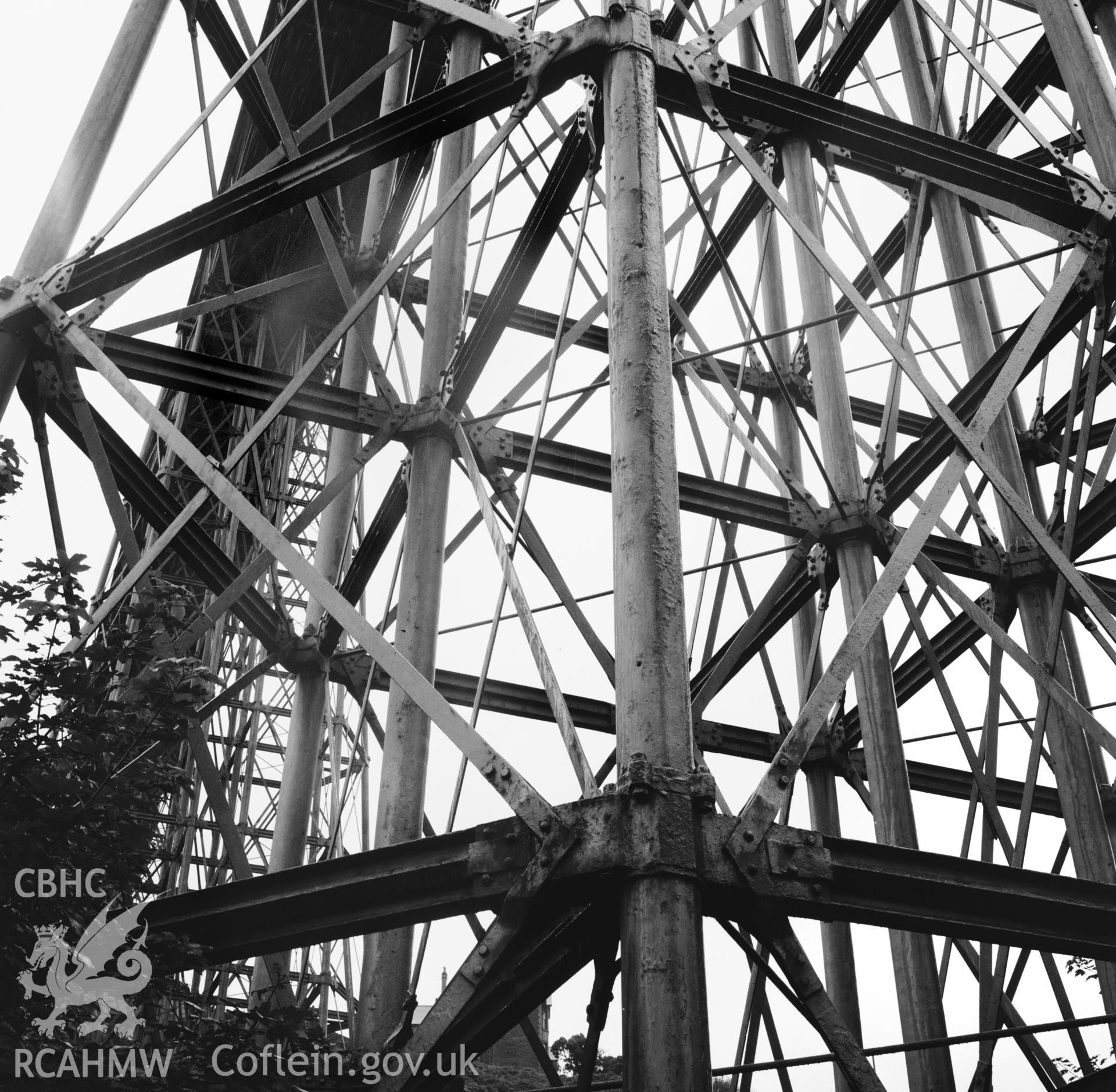 Close-up of piers