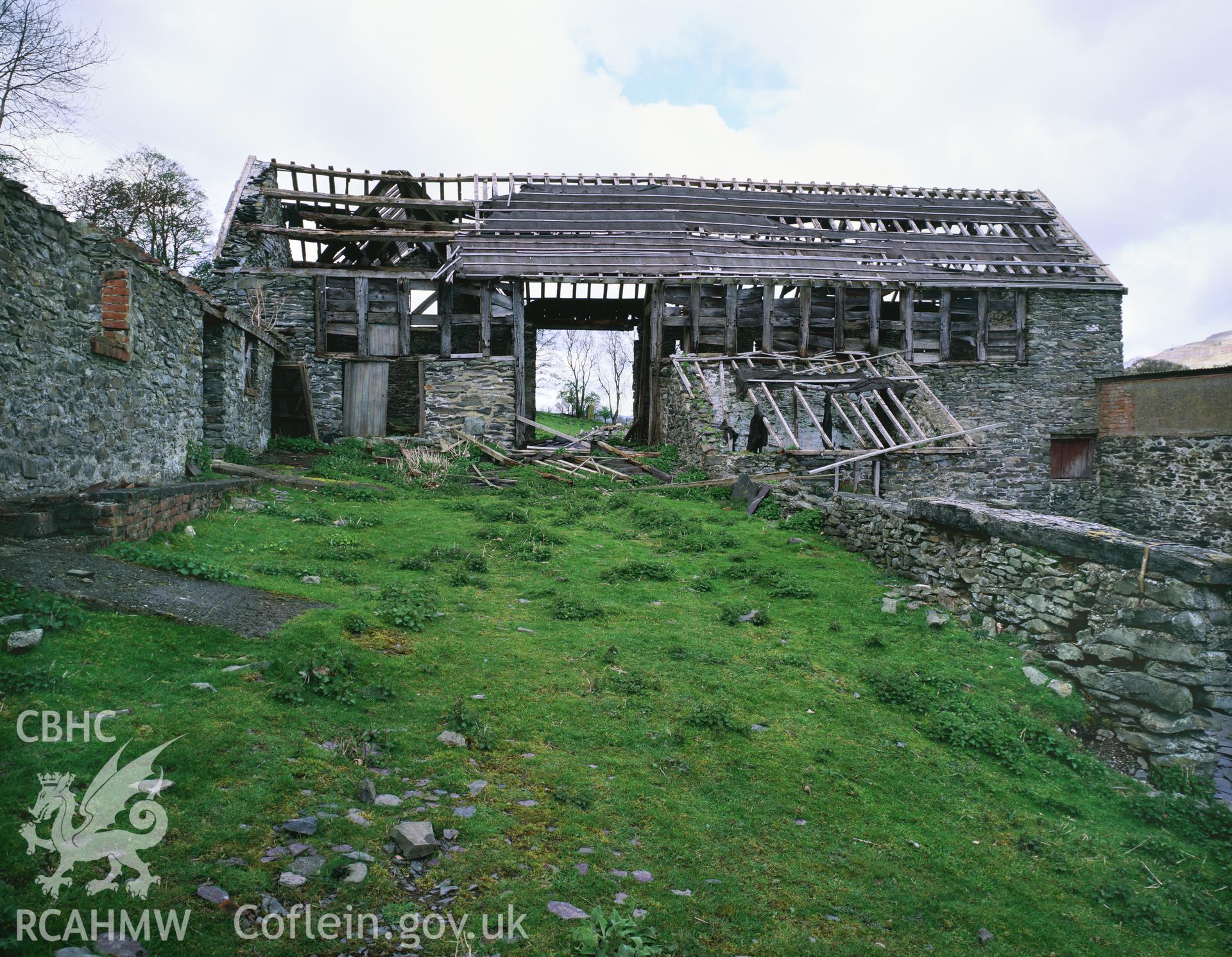 RCAHMW colour transparency showing Bryn Dethol, Llangollen taken by RCAHMW, undated.