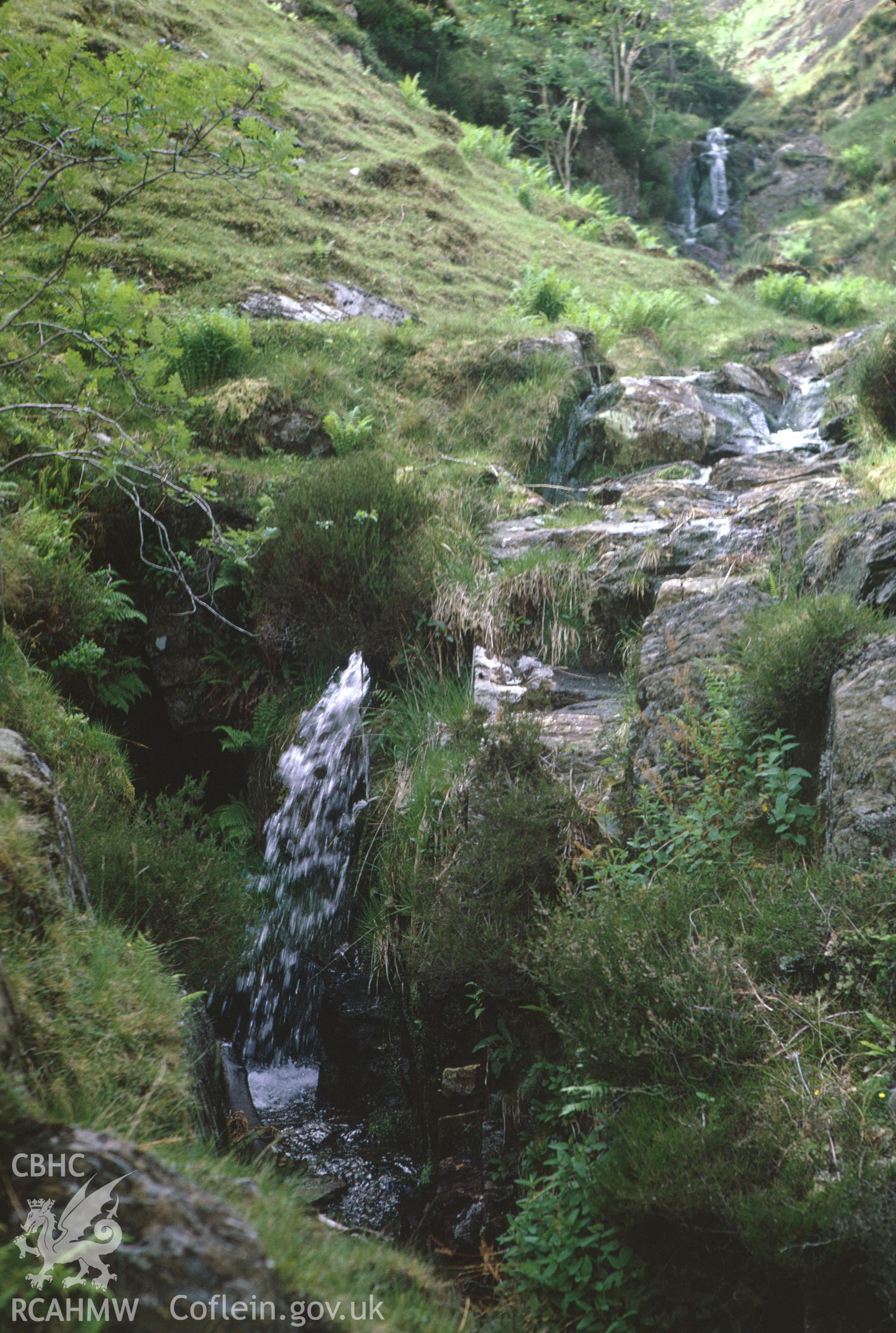 35mm colour slide of Neuadd Fawr Level, Near Cilycwm, Carmarthenshire by Dylan Roberts.