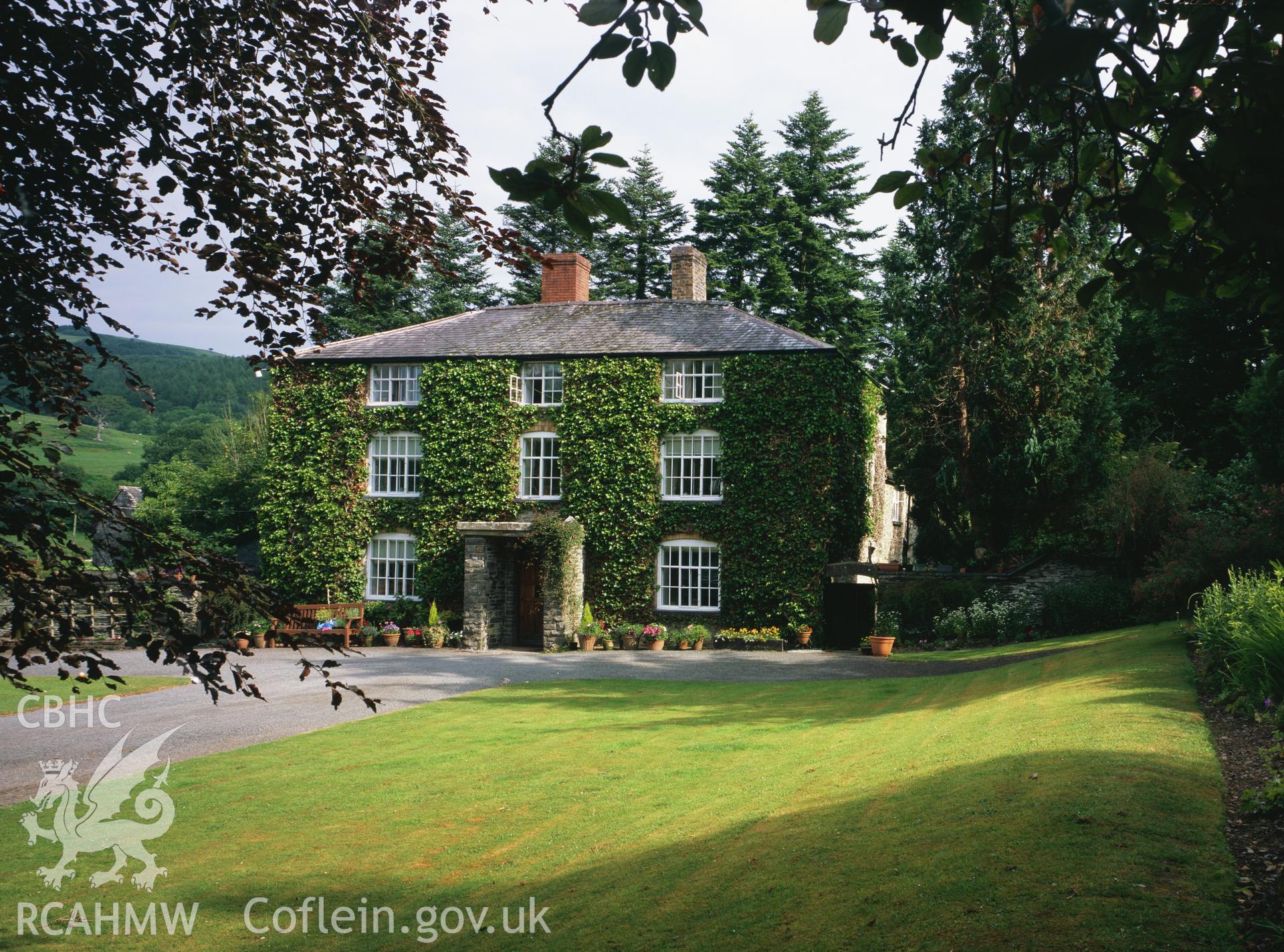 RCAHMW colour transparency showing Mathafarn, Glantwymyn, taken by I.N. Wright, 2003