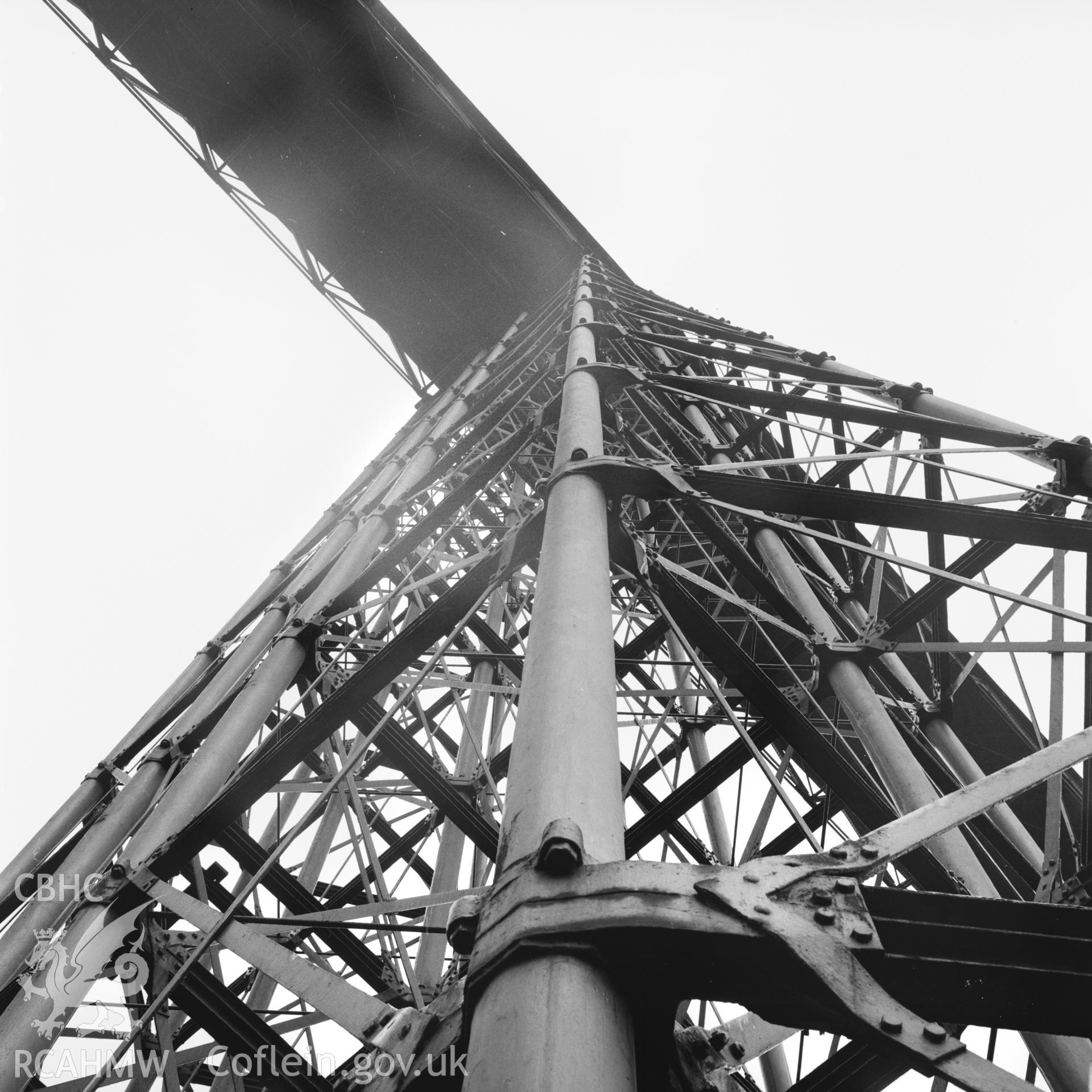 Close-up of piers
