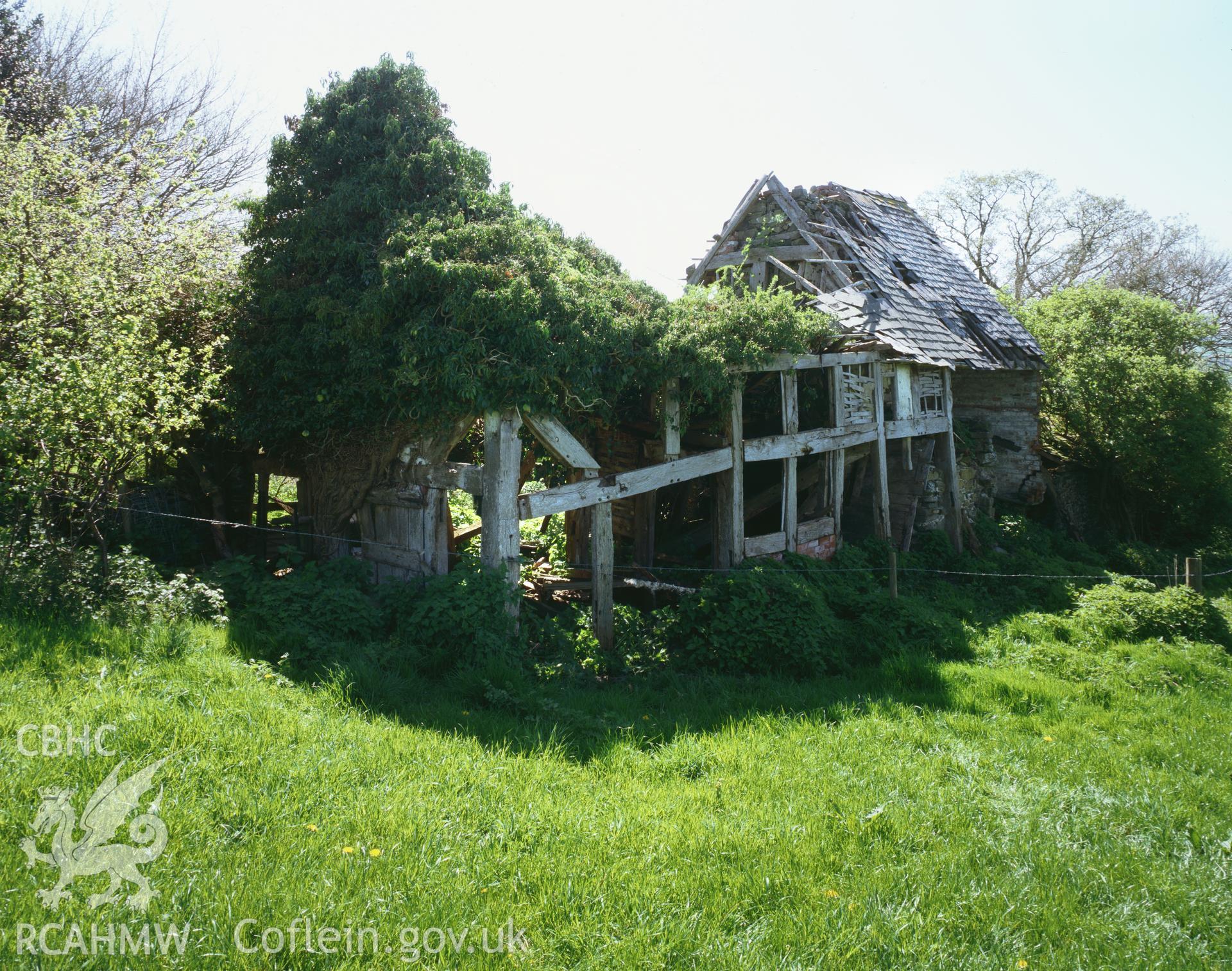 RCAHMW colour transparency showing Old Llanerch, Snead, taken by I.N. Wright, 2002