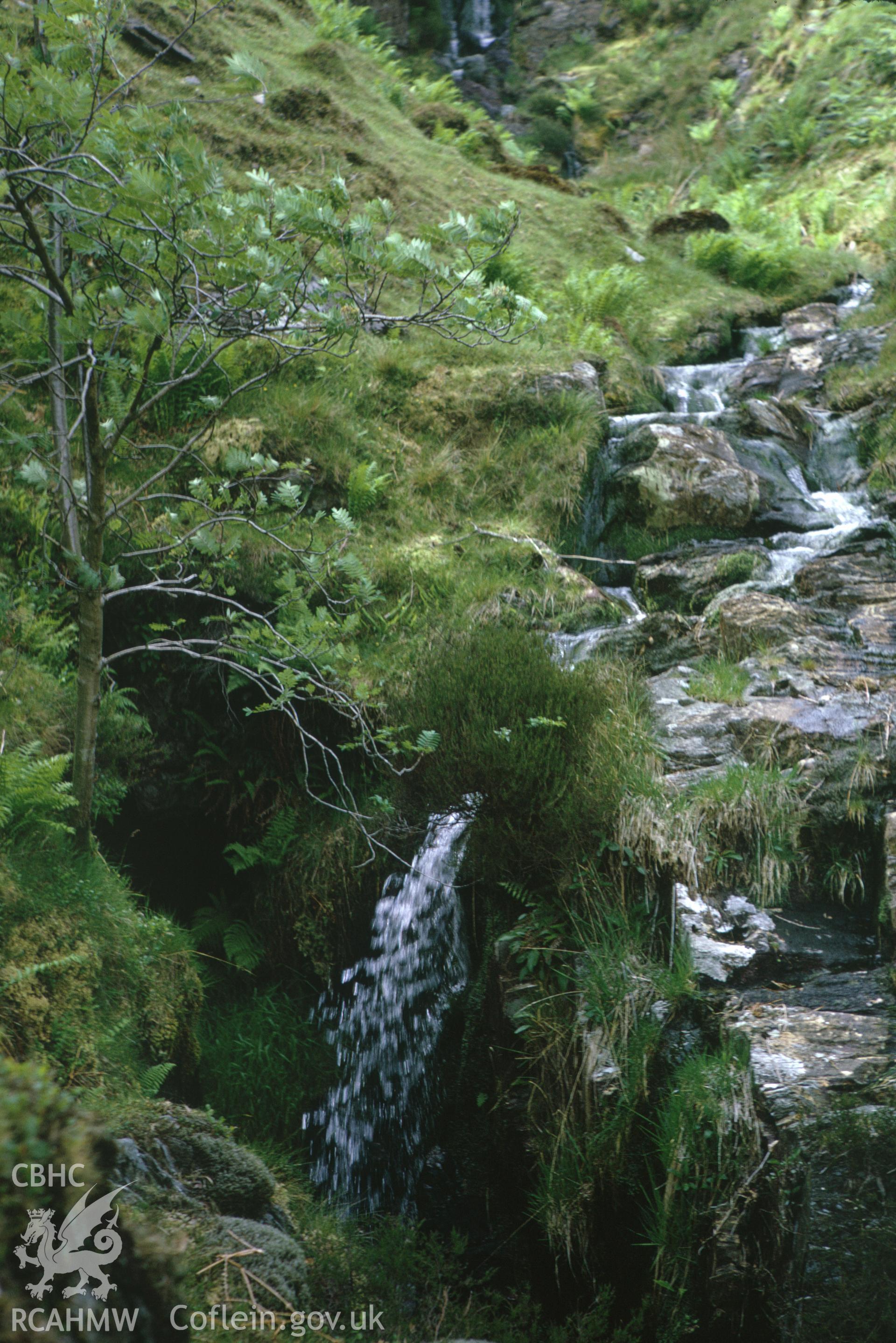 35mm colour slide of Neuadd Fawr Level, Near Cilycwm, Carmarthenshire by Dylan Roberts.